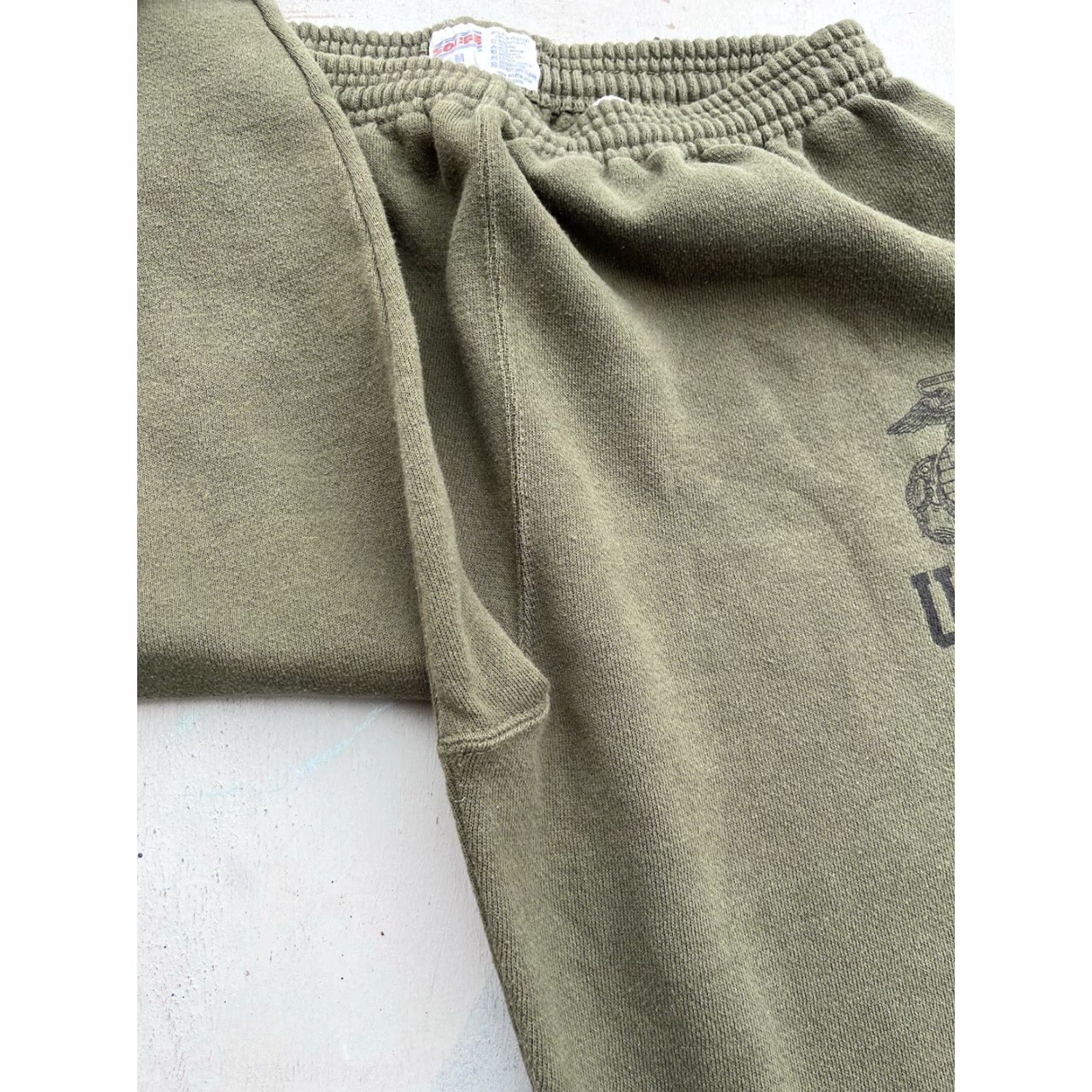 Soffe VINTAGE Soffe USMC Green Joggers Mens M Sweatpants Military Activewear Gym Shirt? Size US 31 - 6 Thumbnail