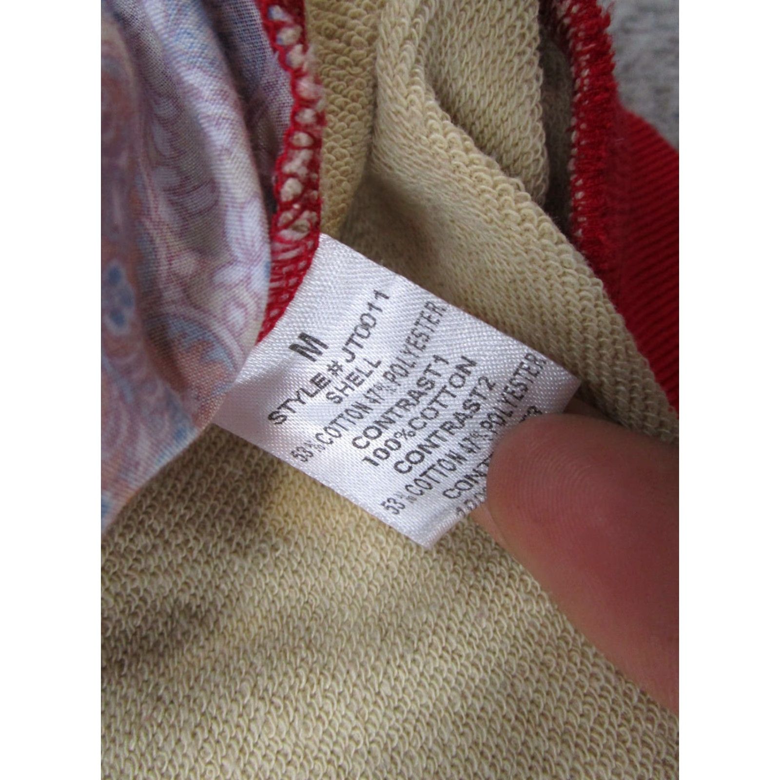 Vintage Oli & Hali Sweatshirt Women's Size M Boho Chic Oversized Patchwork Baggy READ Size M / US 6-8 / IT 42-44 - 5 Thumbnail