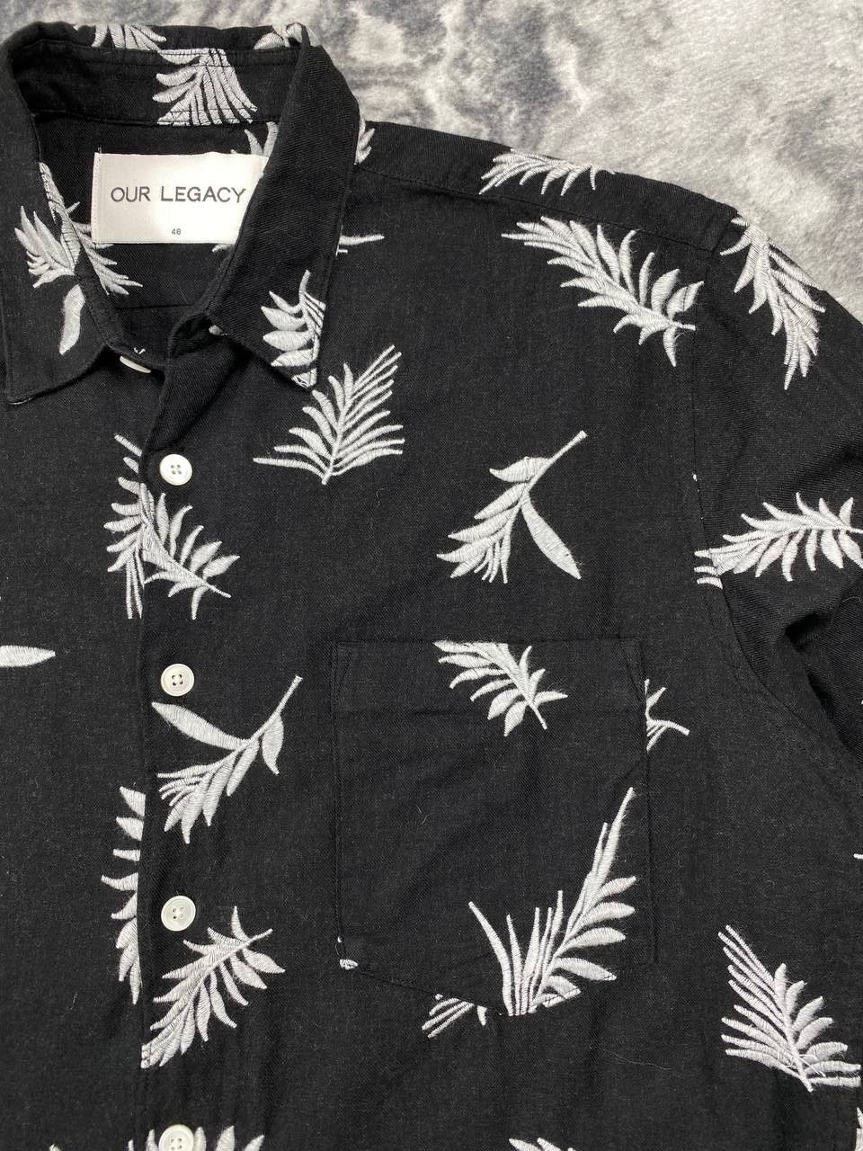 Our Legacy Our Legacy Shirt Buttons Long Sleeve Men Size 48 Black Size US M / EU 48-50 / 2 - 4 Thumbnail