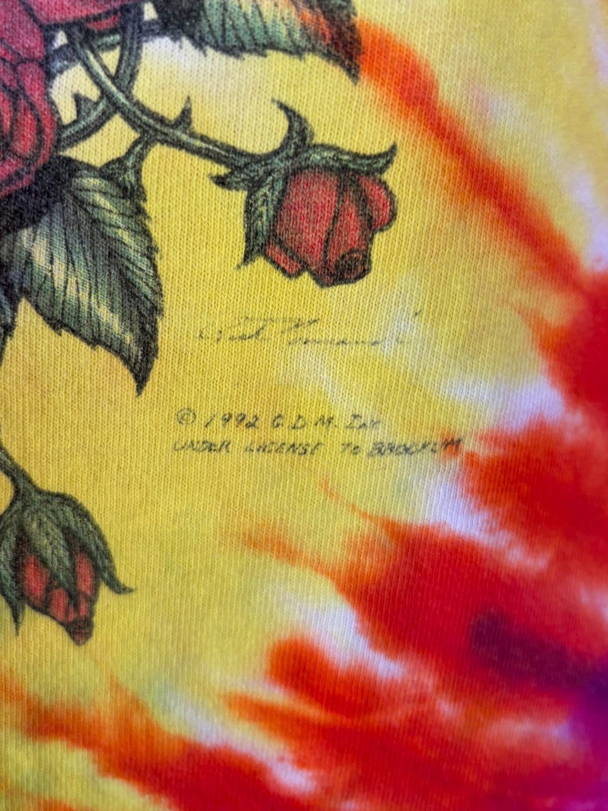 Grateful Dead Vintage 1992 Liquid Blue Grateful Dead “Space Your Face” Tee Size US XL / EU 56 / 4 - 9 Thumbnail