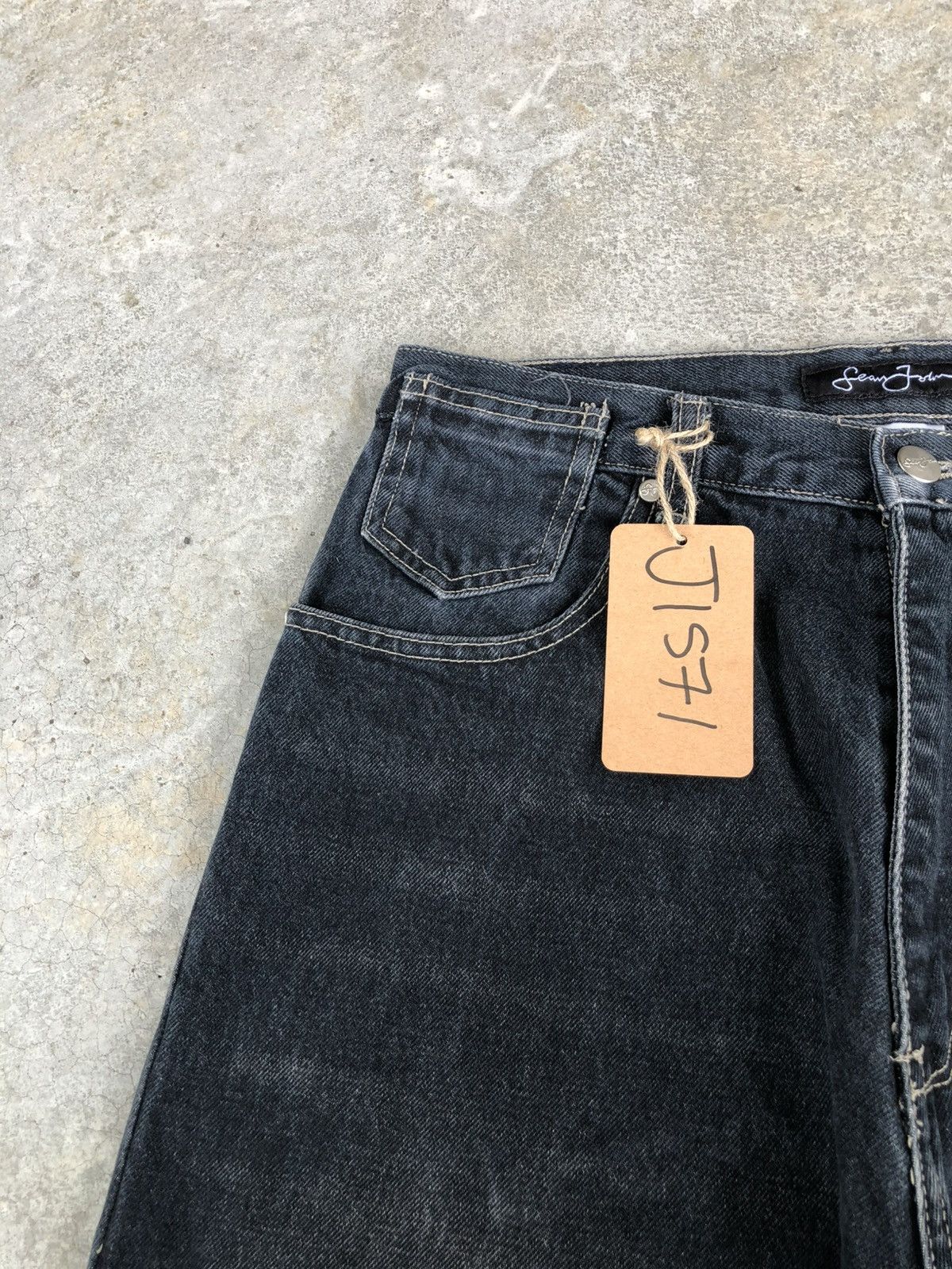 Sean John Sean John Embroidered Jeans Baggy Jeans Distressed Size US 31 - 13 Thumbnail