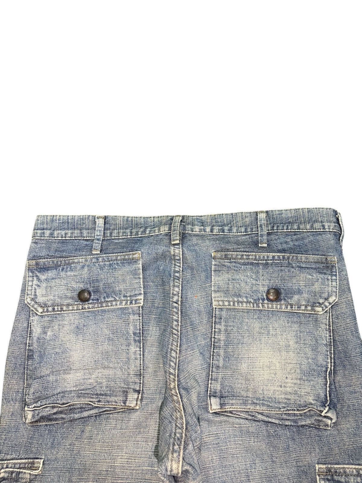 JNCO Vintage Japanese Brand Herringbone Cargo Loose Jeans Size US 32 / EU 48 - 4 Thumbnail