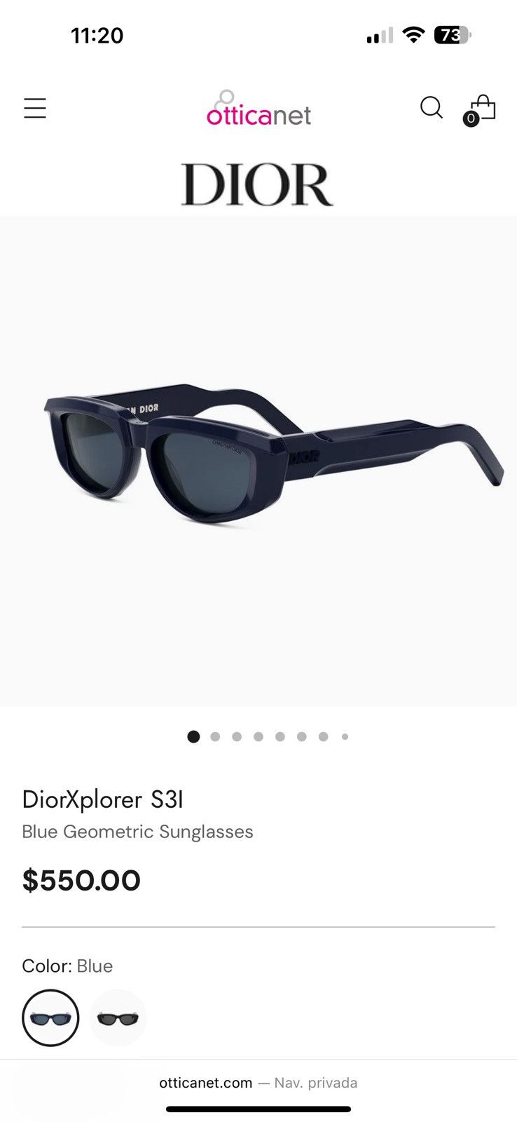 Dior Christian Dior XPlorer S3l Blue Size ONE SIZE - 12 Thumbnail