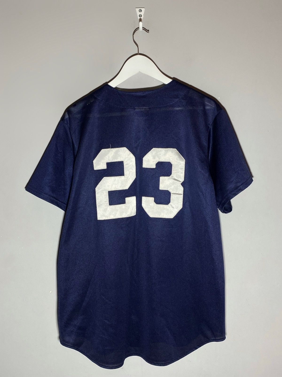 Majestic Vintage Majestic New York Yankees Blue MLB Baseball Jersey Size US M / EU 48-50 / 2 - 2 Thumbnail