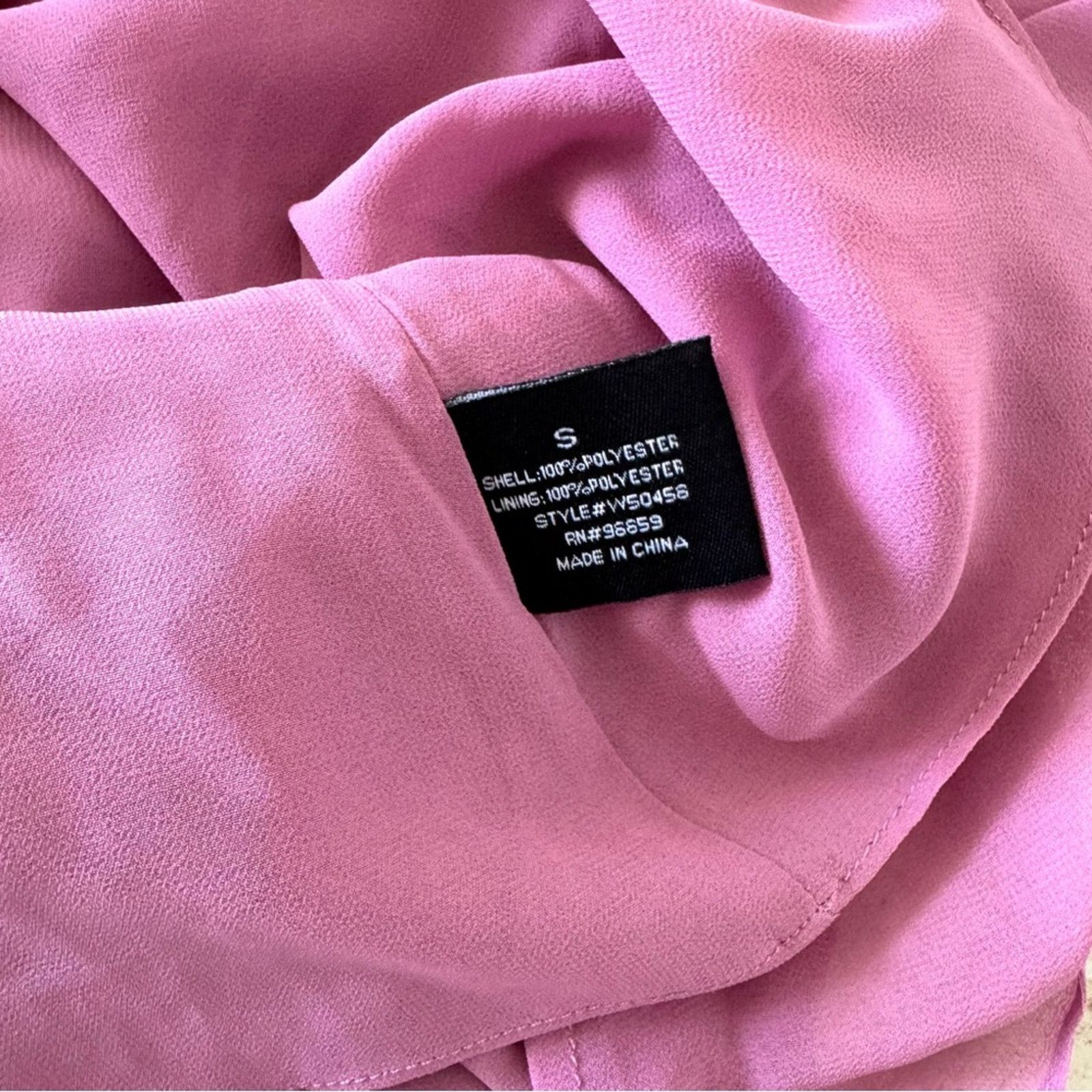 WE11DONE W11 8 by Walter Baker Dusty Rose Blouse, Size S Size S / US 4 / IT 40 - 7 Thumbnail