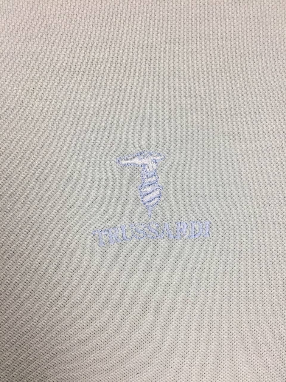 Trussardi Vtg Trussardi Made In Italy Embroidered Logo Polo Shirt Size US L / EU 52-54 / 3 - 4 Thumbnail