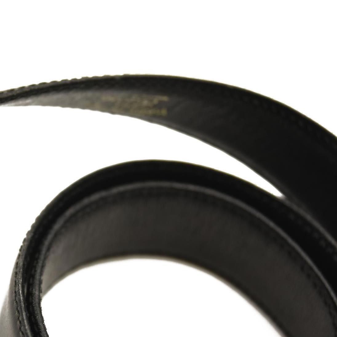 Gucci Gucci Calfskin Double G 20mm Belt 70 28 Black USED Size ONE SIZE - 2 Thumbnail