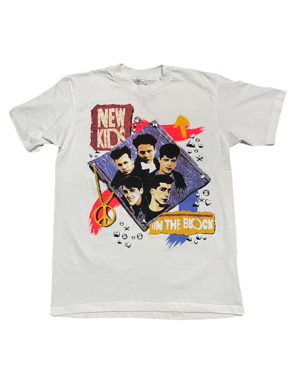Band Tees vintage 90s New Kids on the Block band tee Size US M / EU 48-50 / 2 - 1 Thumbnail