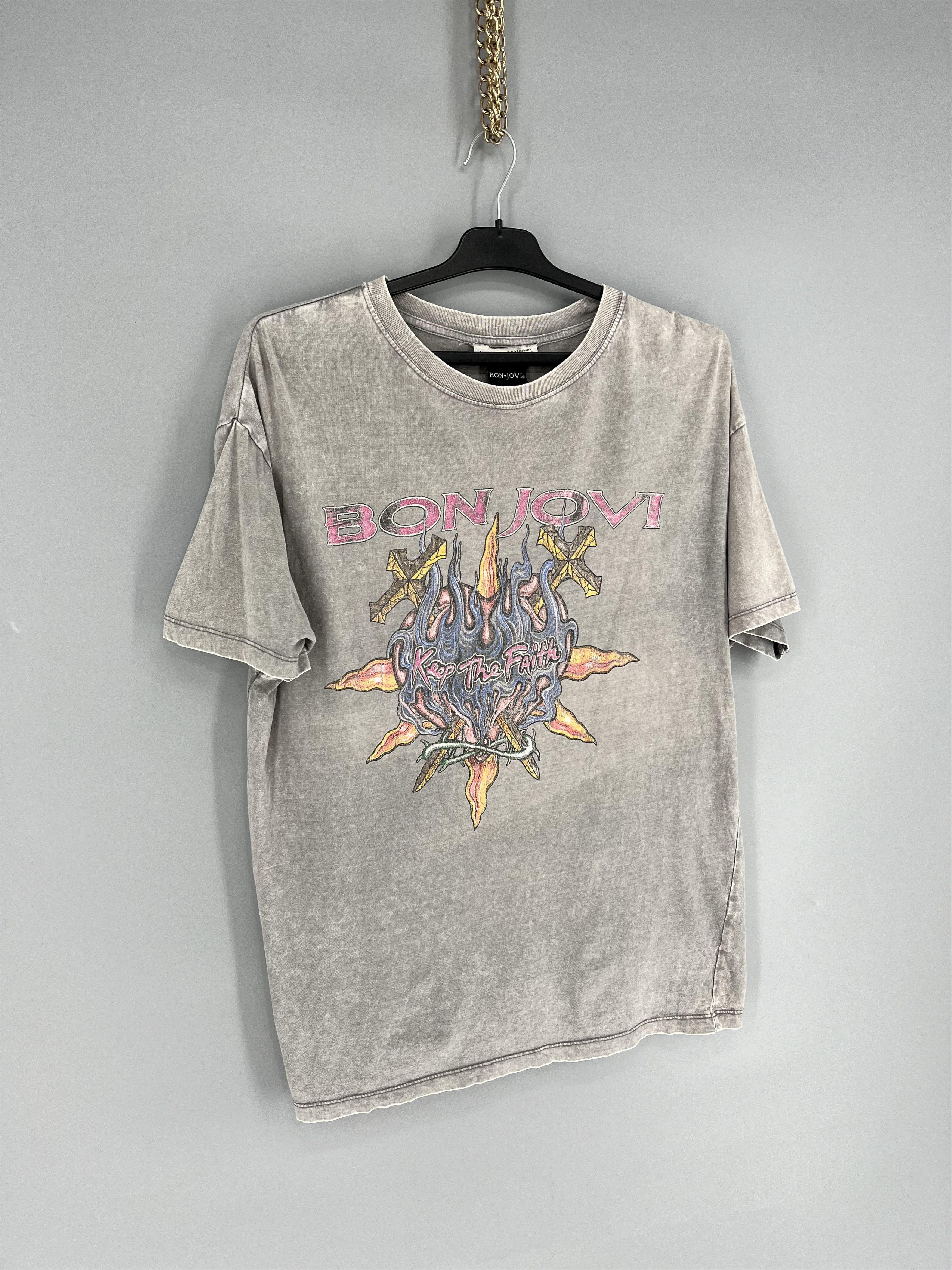 Band Tees Faded Bon Jovi The Circle Tour Band Tee Size M Size US M / EU 48-50 / 2 - 2 Thumbnail