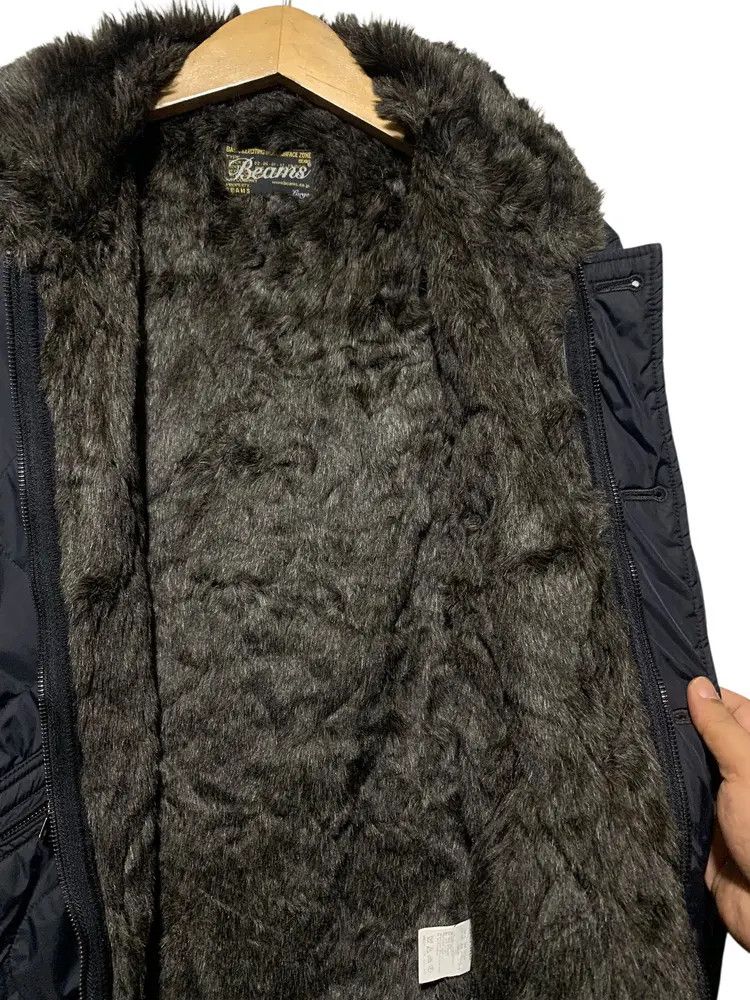 Beams Plus Vintage Beams patches quilted fur jacket Size US L / EU 52-54 / 3 - 10 Thumbnail