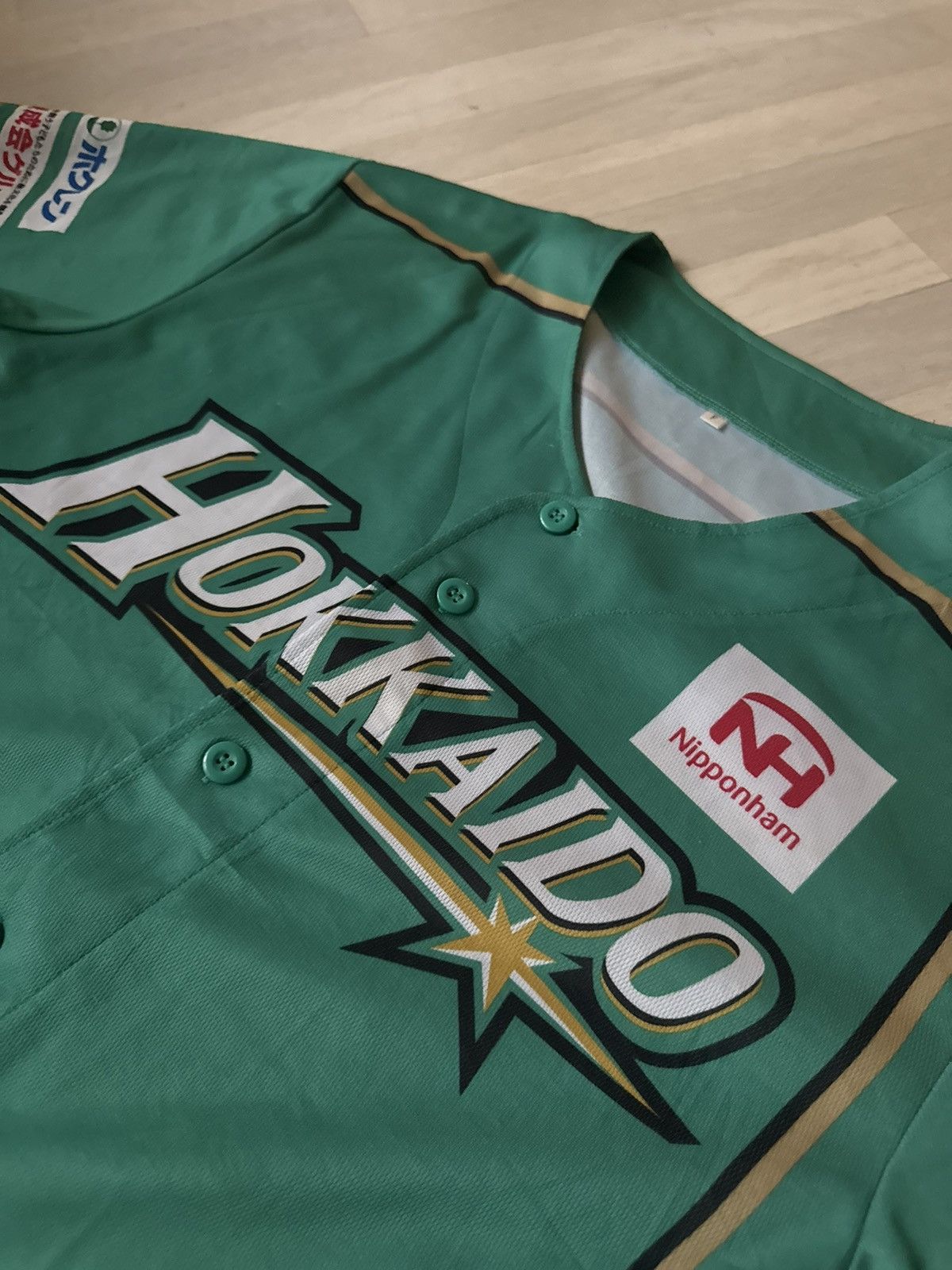 Other Hokkaido Nippon Ham Fighters Japanese Baseball Jersey Green Size US L / EU 52-54 / 3 - 2 Thumbnail