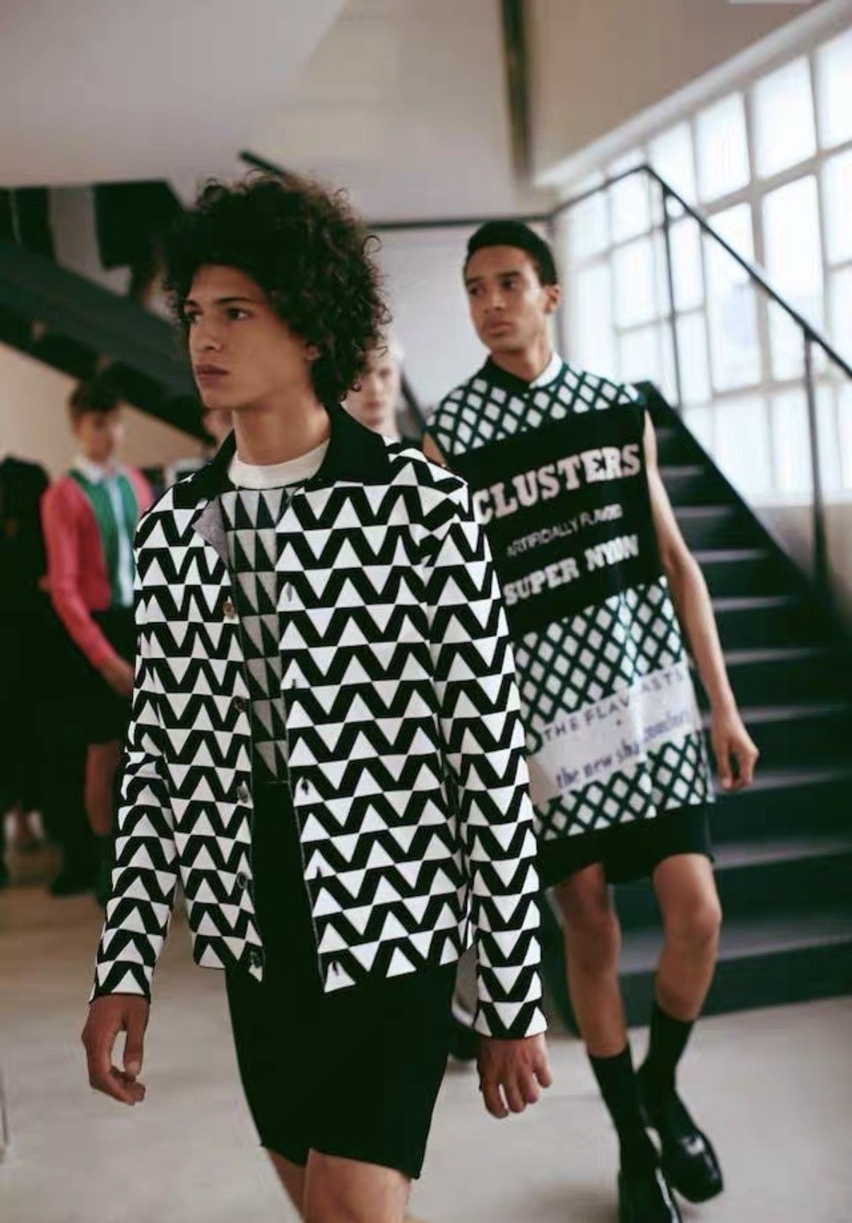 Raf Simons Raf Simons SS14 Runway Argyle Knit Long Sleeve J31 Size US S / EU 44-46 / 1 - 3 Thumbnail