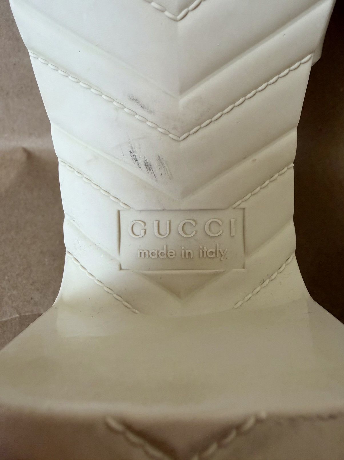 Gucci Gucci – Cream mule sandals with logo Size US 6 / IT 36 - 14 Thumbnail