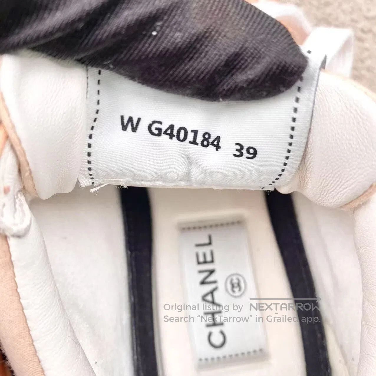 Chanel Chanel 23SS diamond comfort lace-up casual shoes| Size US 8.5 / IT 38.5 - 7 Thumbnail