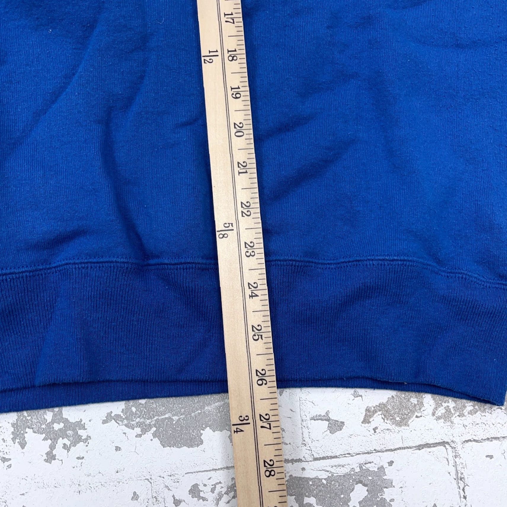 Jerzees VINTAGE Jerzees Sweatshirt Men XL Blue Crew Neck Pullover 50/50 USA 90s Y2K Heavyweight All Seasons Size US XL / EU 56 / 4 - 6 Thumbnail