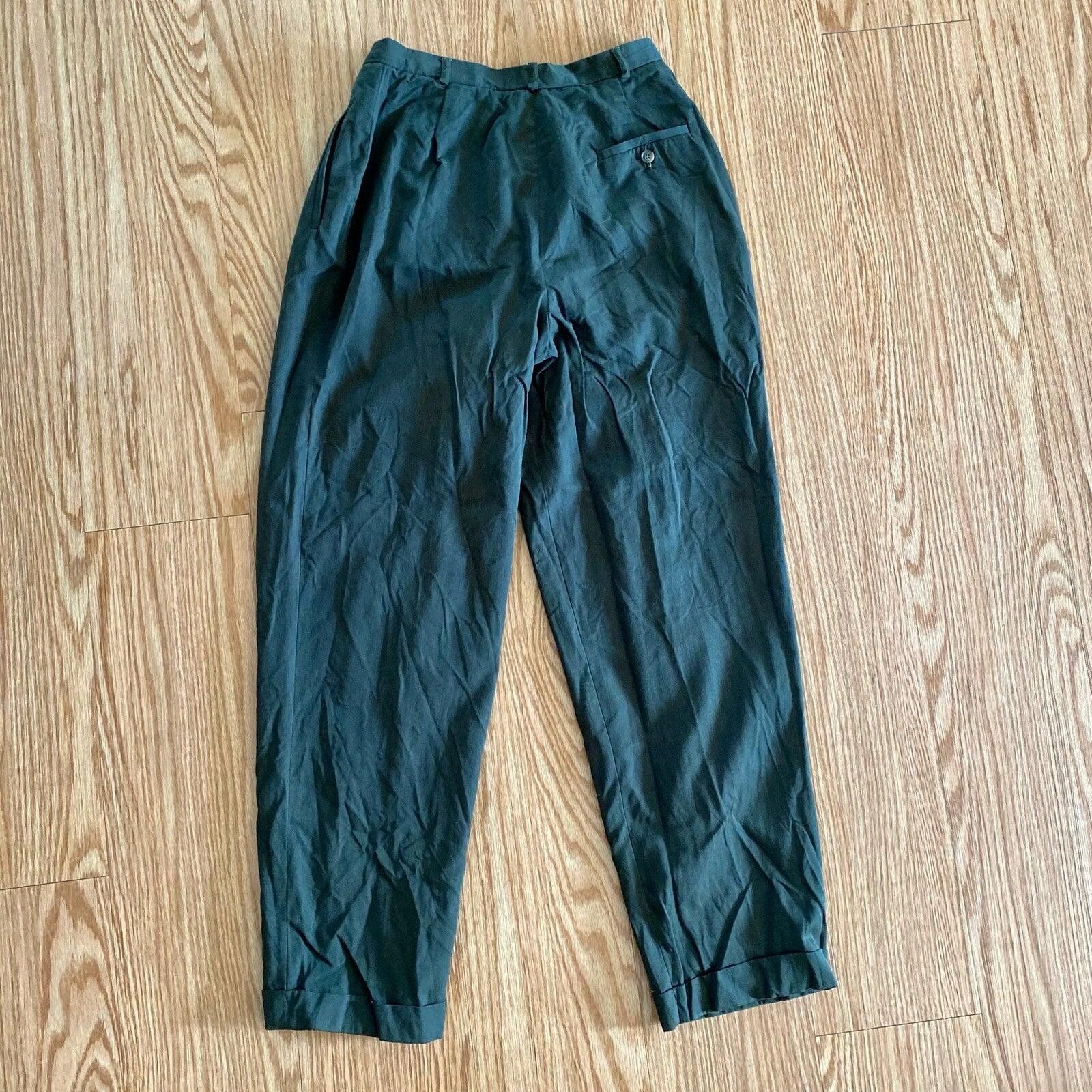 Evan Picone Evan Picone Vintage Green Trousers Pants Women 8 / 10 Medium Size 30" / US 8 / IT 44 - 8 Thumbnail