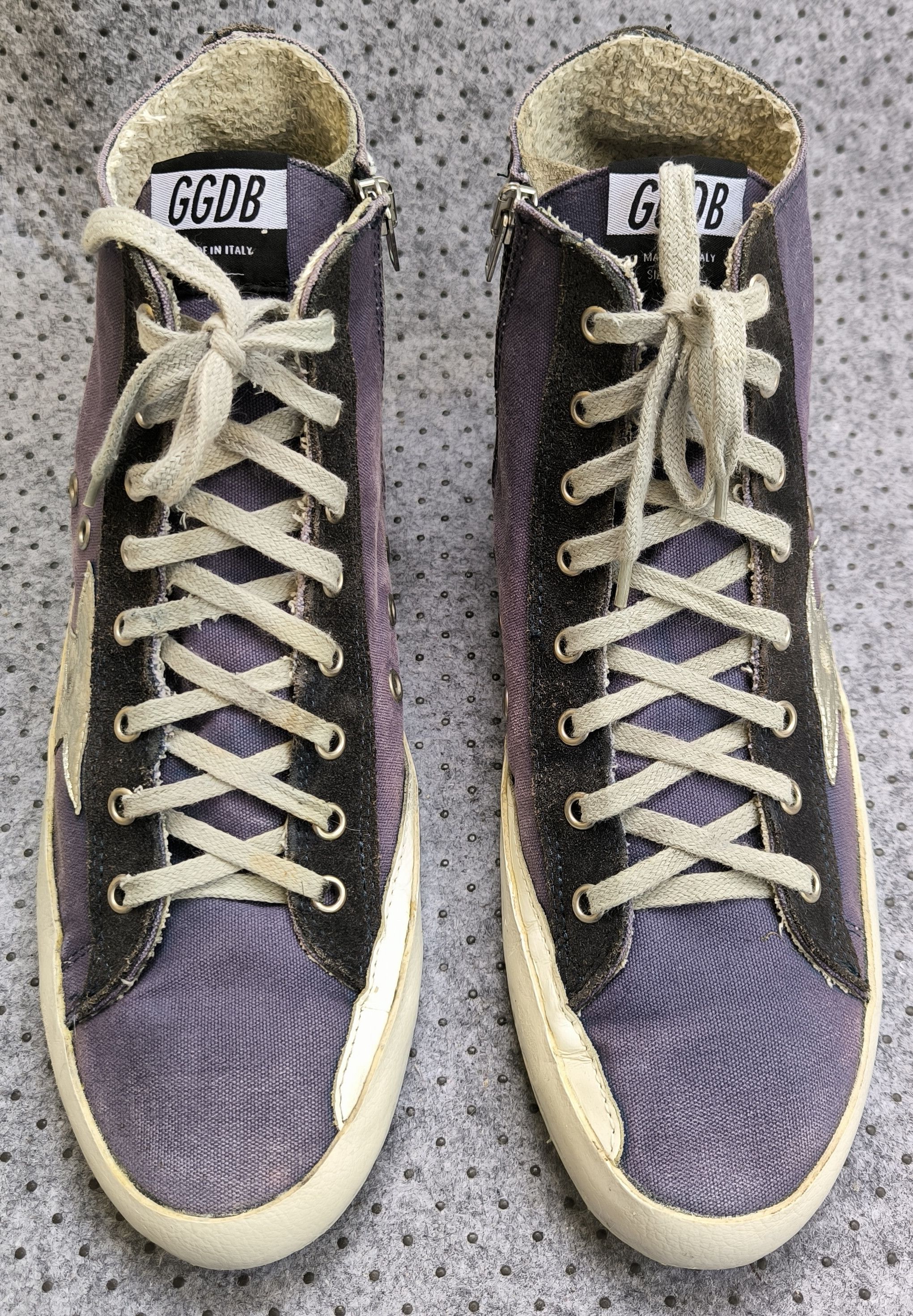 Golden Goose GOLDEN GOOSE Francy canvas high-top sneakers Size US 9 / EU 42 - 3 Thumbnail