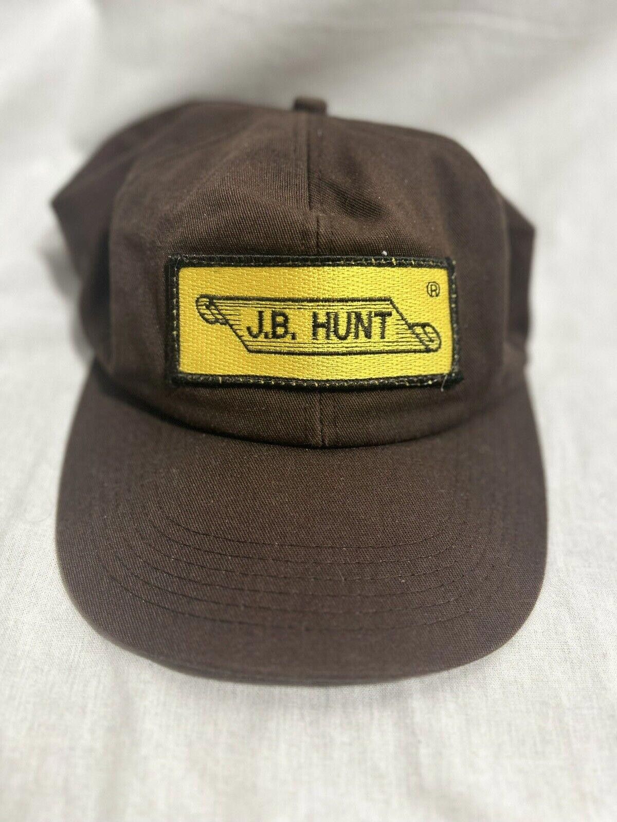 Designer Vintage 1980s K Products JB Hunt Trucking Snapback Hat Size ONE SIZE - 1 Thumbnail