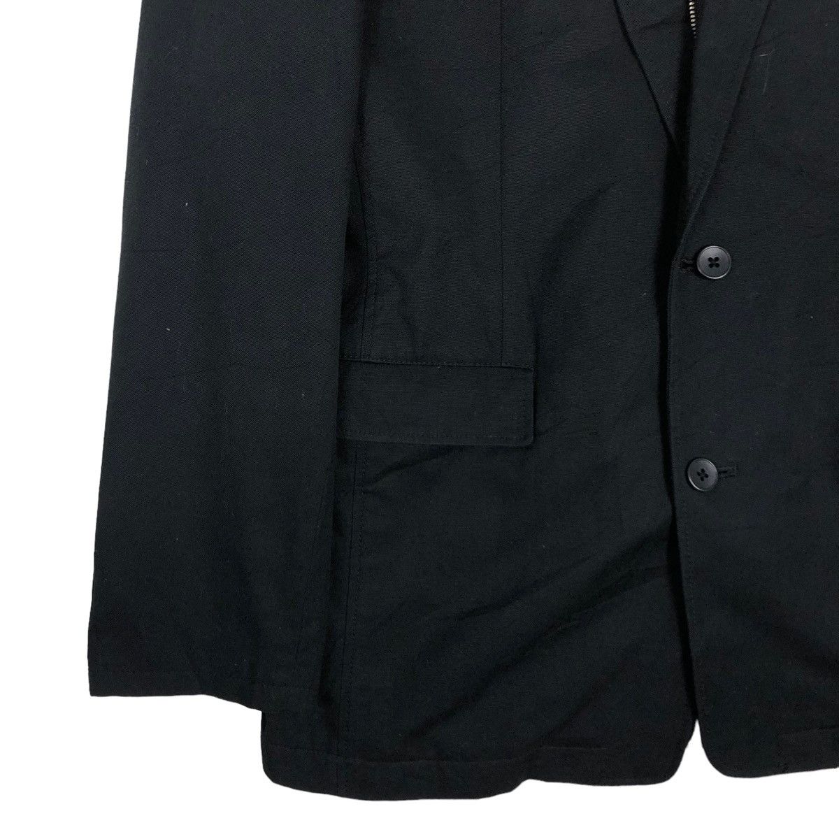 Comme Ca Ism 🔥Rich Black Biker Chore Jacket Comme Ca Ism Issey Miyake Size US L / EU 52-54 / 3 - 6 Thumbnail