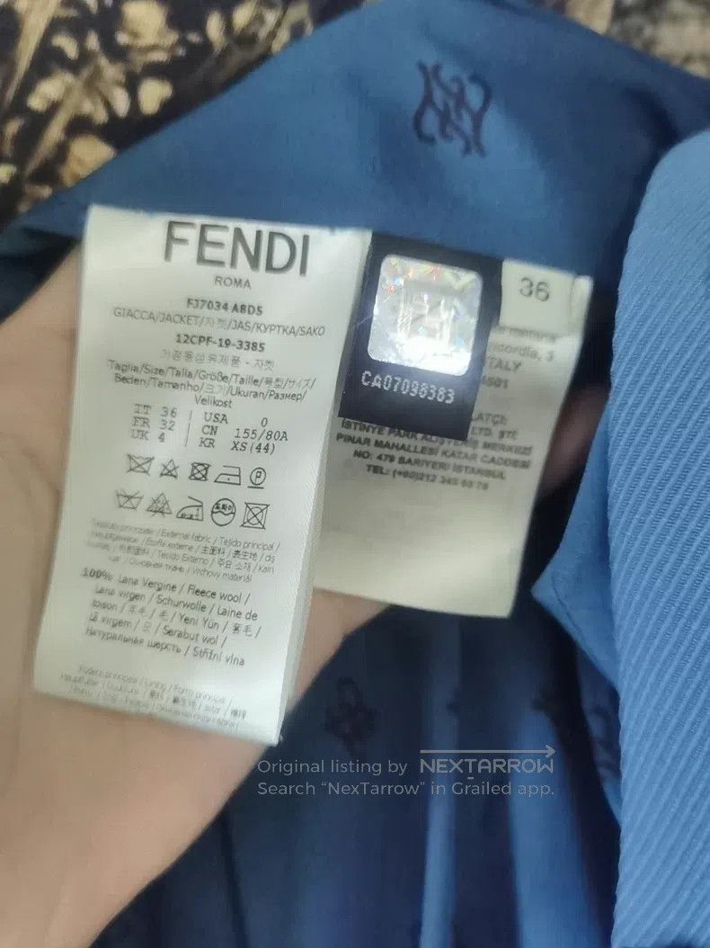 Fendi Fendi Jacket Size XXS / US 00 / IT 34 - 6 Thumbnail
