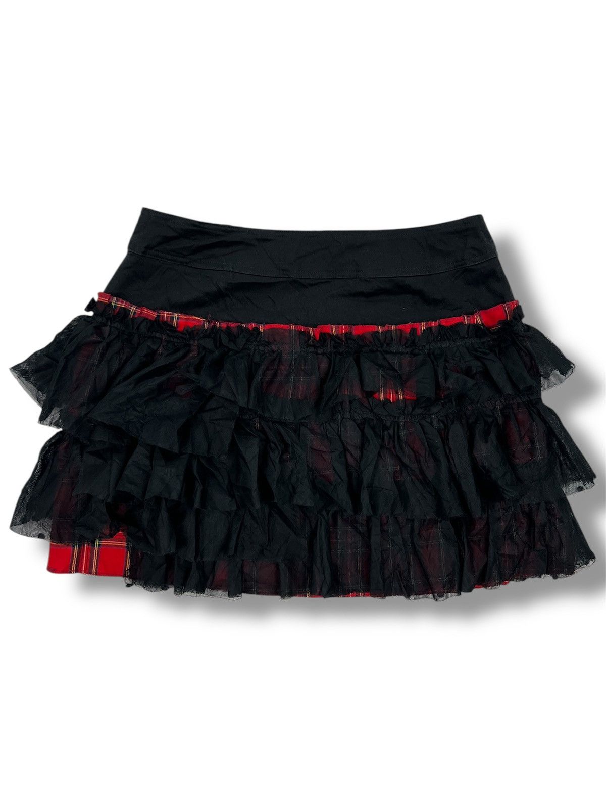 Japanese Brand Ba-tsu Club Layered Gothic Skirt Size 27" / US 4 / IT 40 - 2 Thumbnail