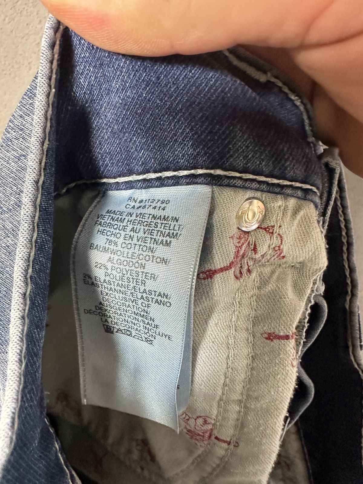 Japanese Brand × True Religion × Vintage Vintage True Religion Jeans 30 Size US 30 / EU 46 - 4 Thumbnail