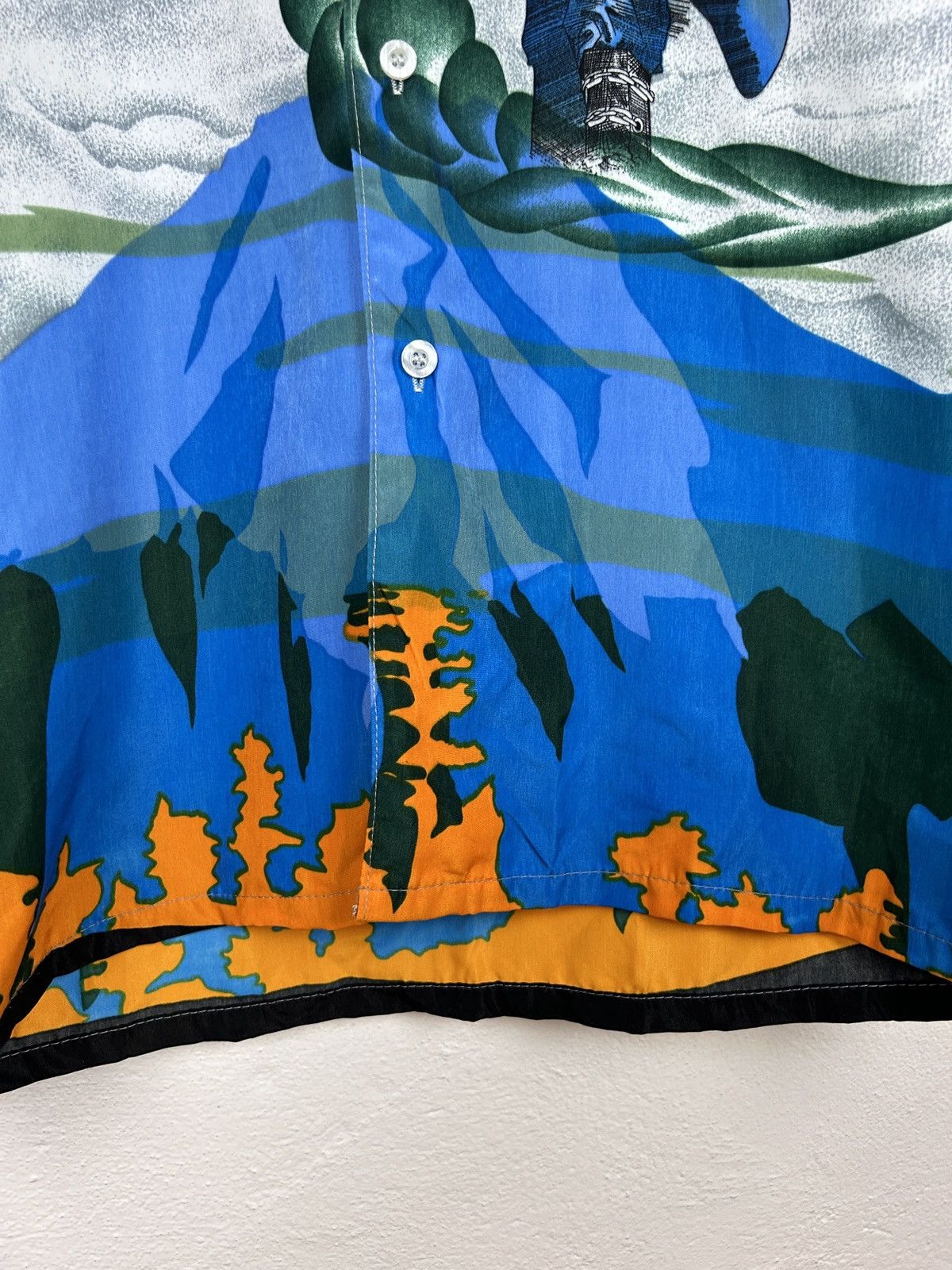 Anime 00s Vintage Anime Like Berserk AOP Crazy Design Shirt Size US XL / EU 56 / 4 - 4 Thumbnail