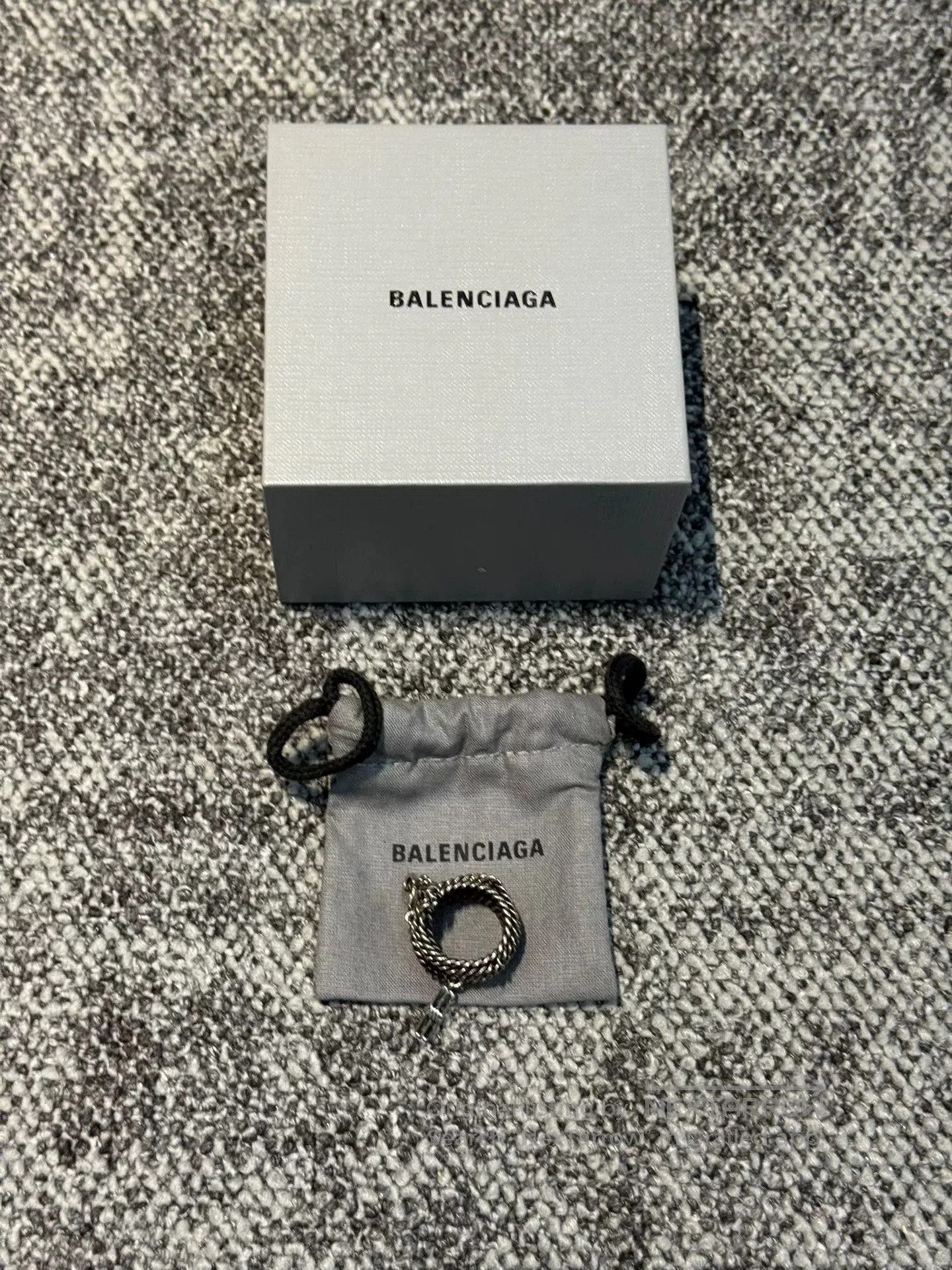 Balenciaga Balenciaga Silver Chain Ring. Size ONE SIZE - 2 Thumbnail