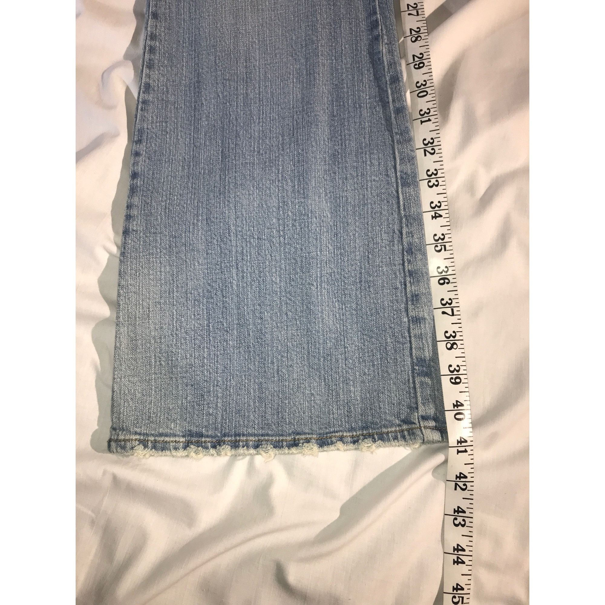 Vintage Devoted Women Embroidered Floral Rhinestones Distressed Jean Size 28" / US 6 / IT 42 - 6 Thumbnail