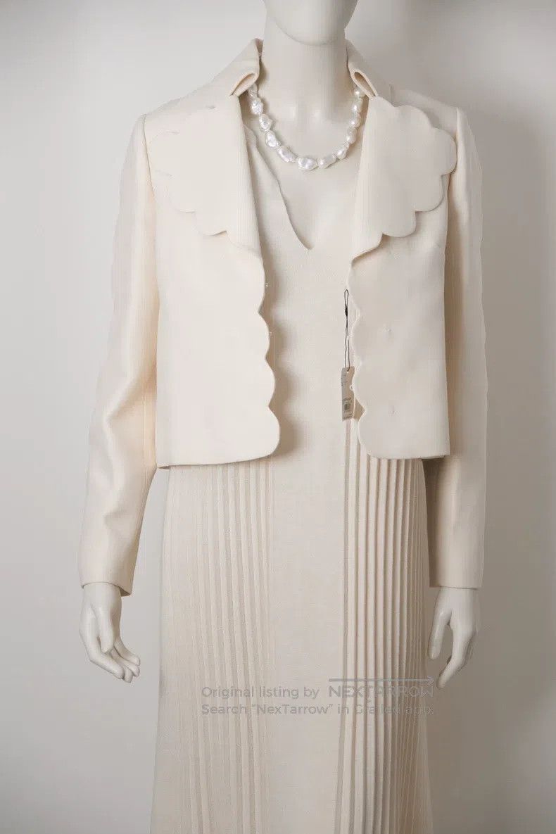 Valentino Valentino Lace silk wool blazer Size S / US 4 / IT 40 - 6 Thumbnail