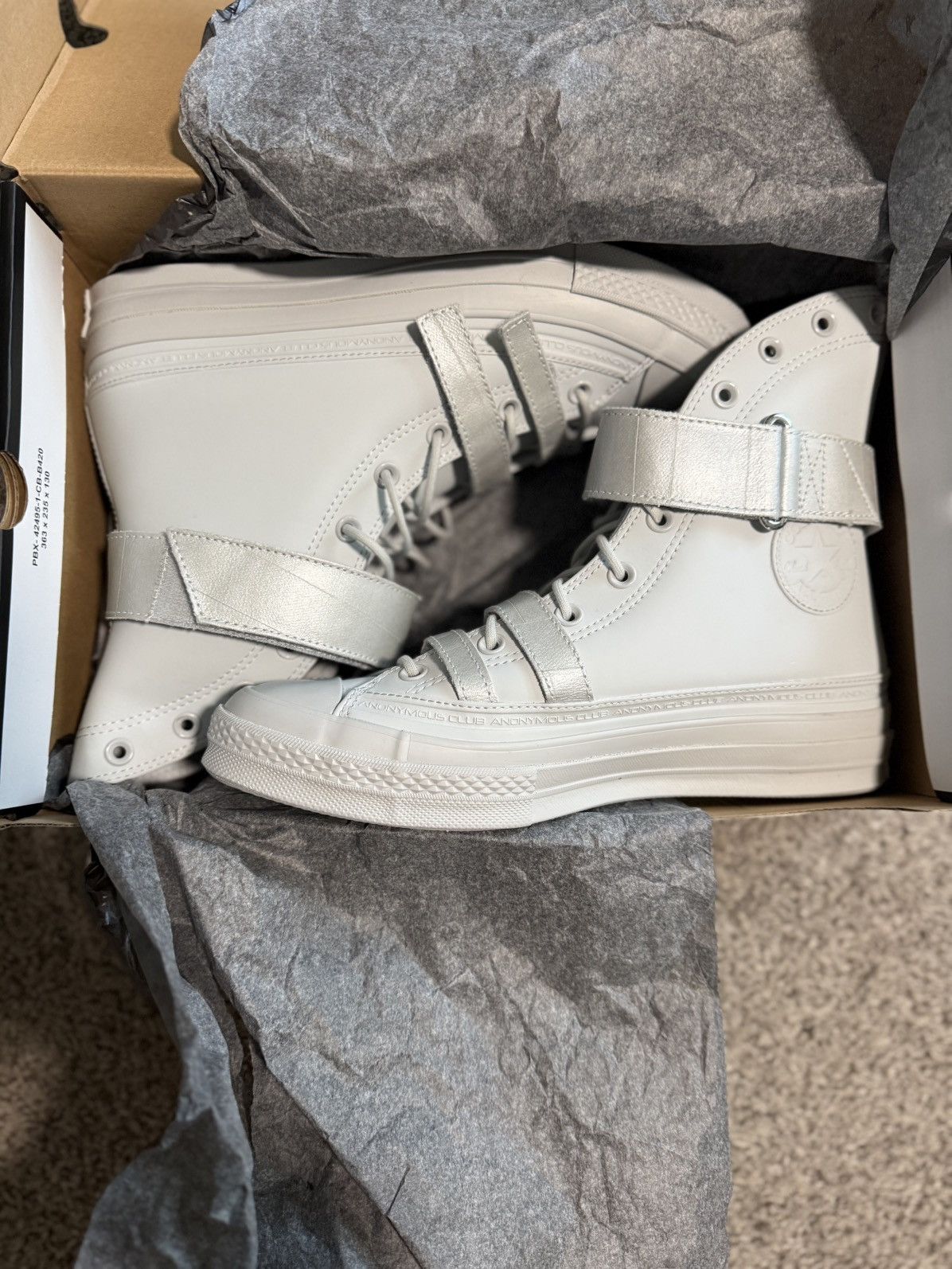Anonymous Club Shayne oliver anonymous club x converse shoe white Size US 9.5 / EU 42-43 - 1 Thumbnail