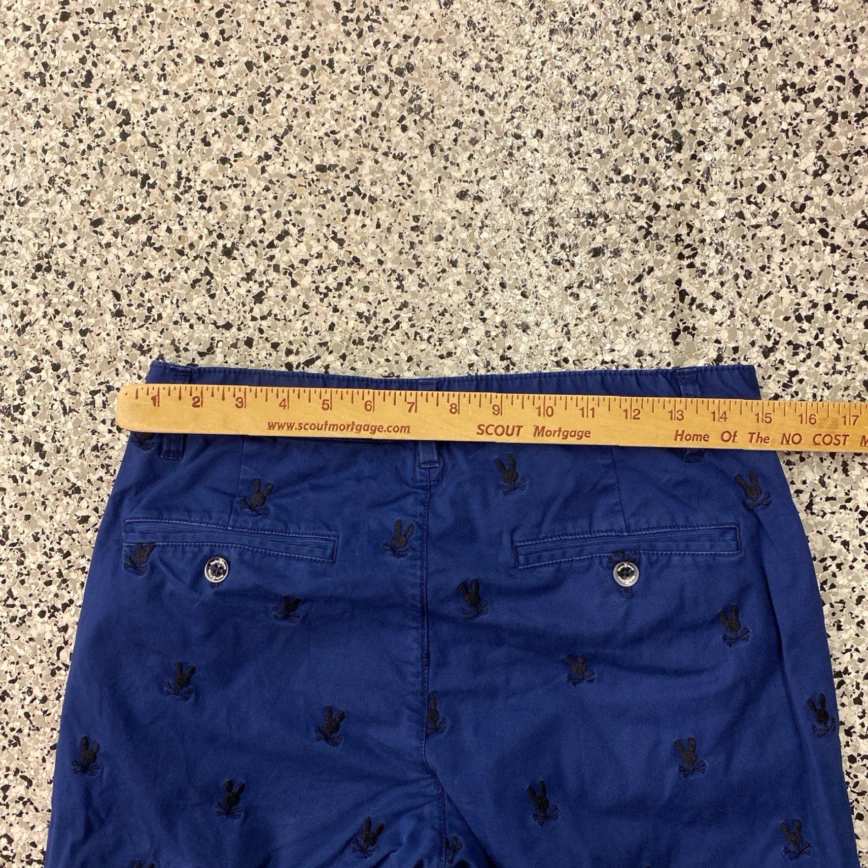 Psycho Bunny Psycho Bunny Blue Pants All Over Logo embroidery Slim Tailored Jogger Men Size US 30 / EU 46 - 5 Thumbnail
