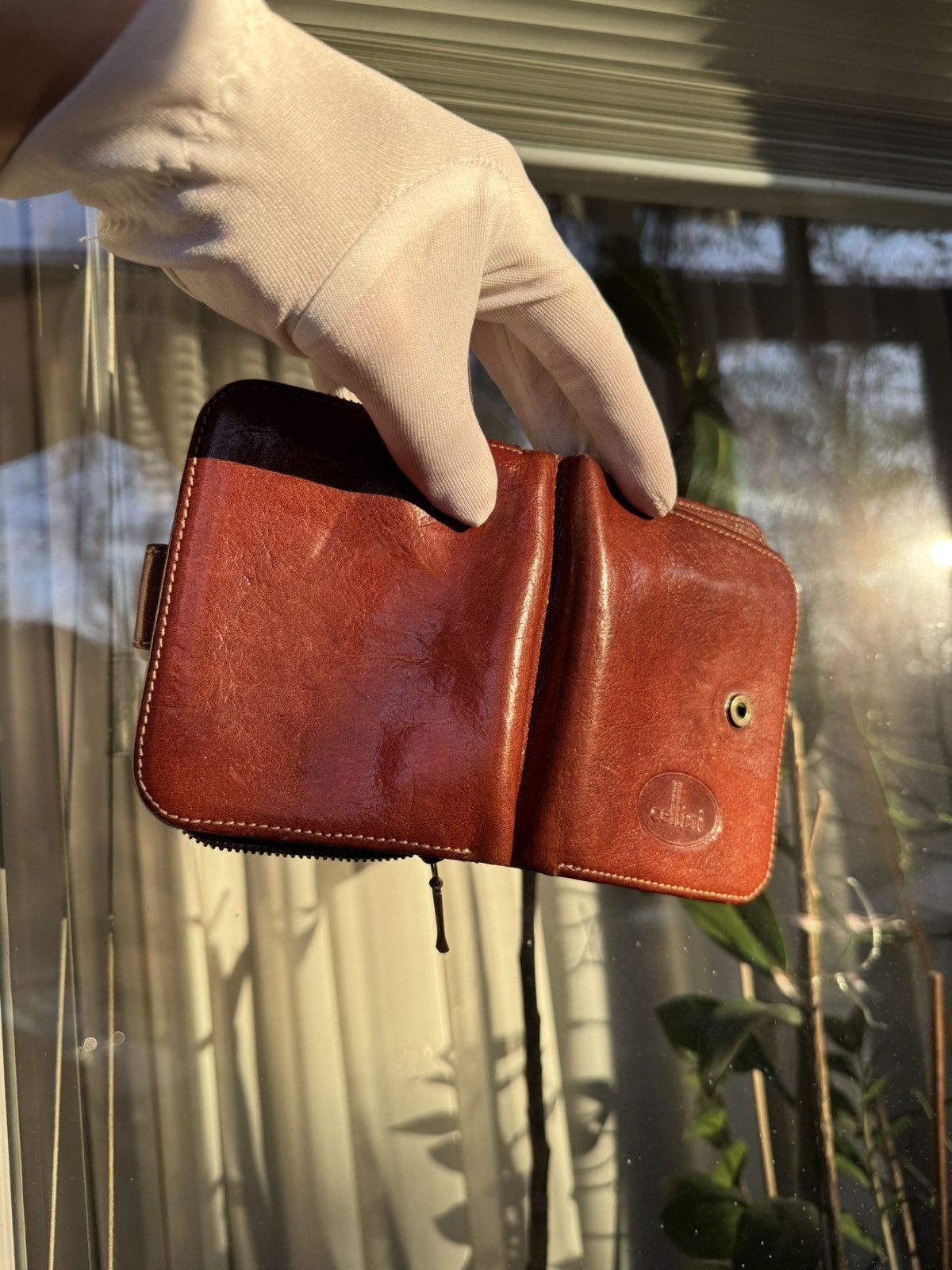 Leather Leather vintage brown cellini wallet Size ONE SIZE - 5 Thumbnail