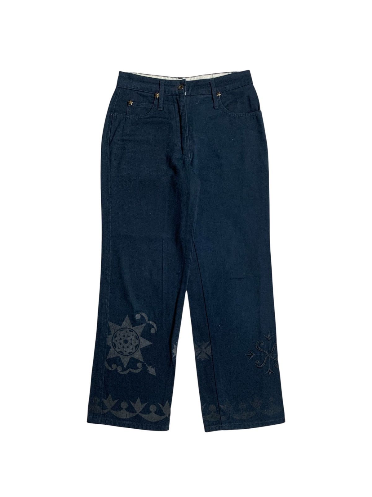 Martine Sitbon Martine sitbon wide-leg denim pants Size US 28 / EU 44 - 1 Thumbnail