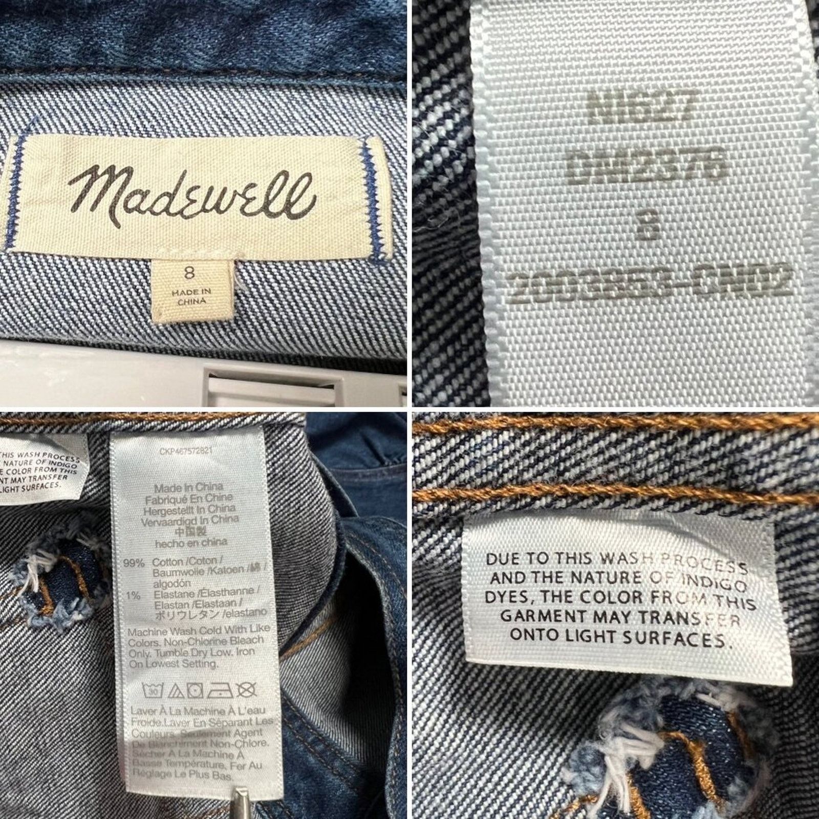 Madewell Madewell Indigo Denim Utility Jumpsuit Size 8 Size 30" / US 8 / IT 44 - 5 Thumbnail