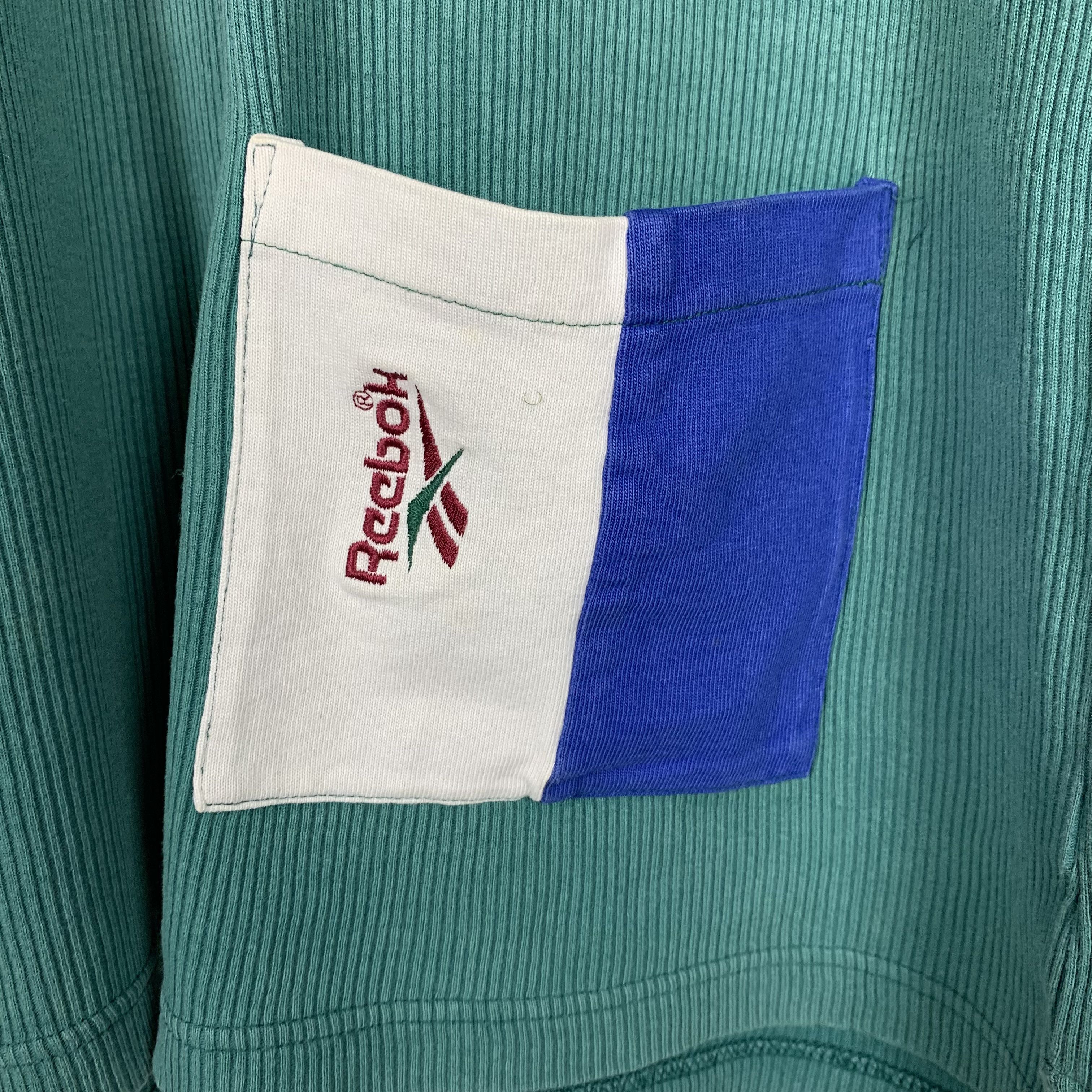 Reebok 90s Reebok Multicolor Polo Shirt Colorblock Size US M / EU 48-50 / 2 - 4 Thumbnail