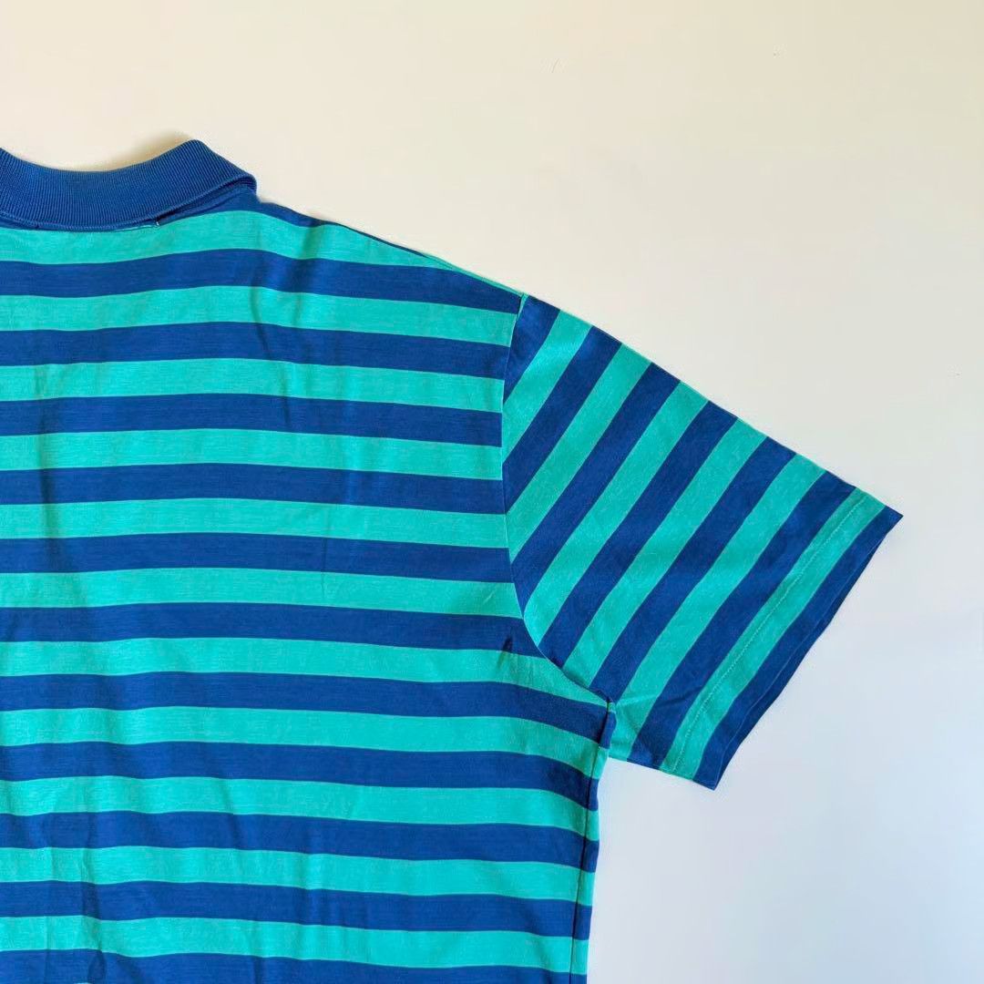Givenchy GIVENCHY 1980s Striped Short Sleeve Polo Shirt Size US L / EU 52-54 / 3 - 5 Thumbnail