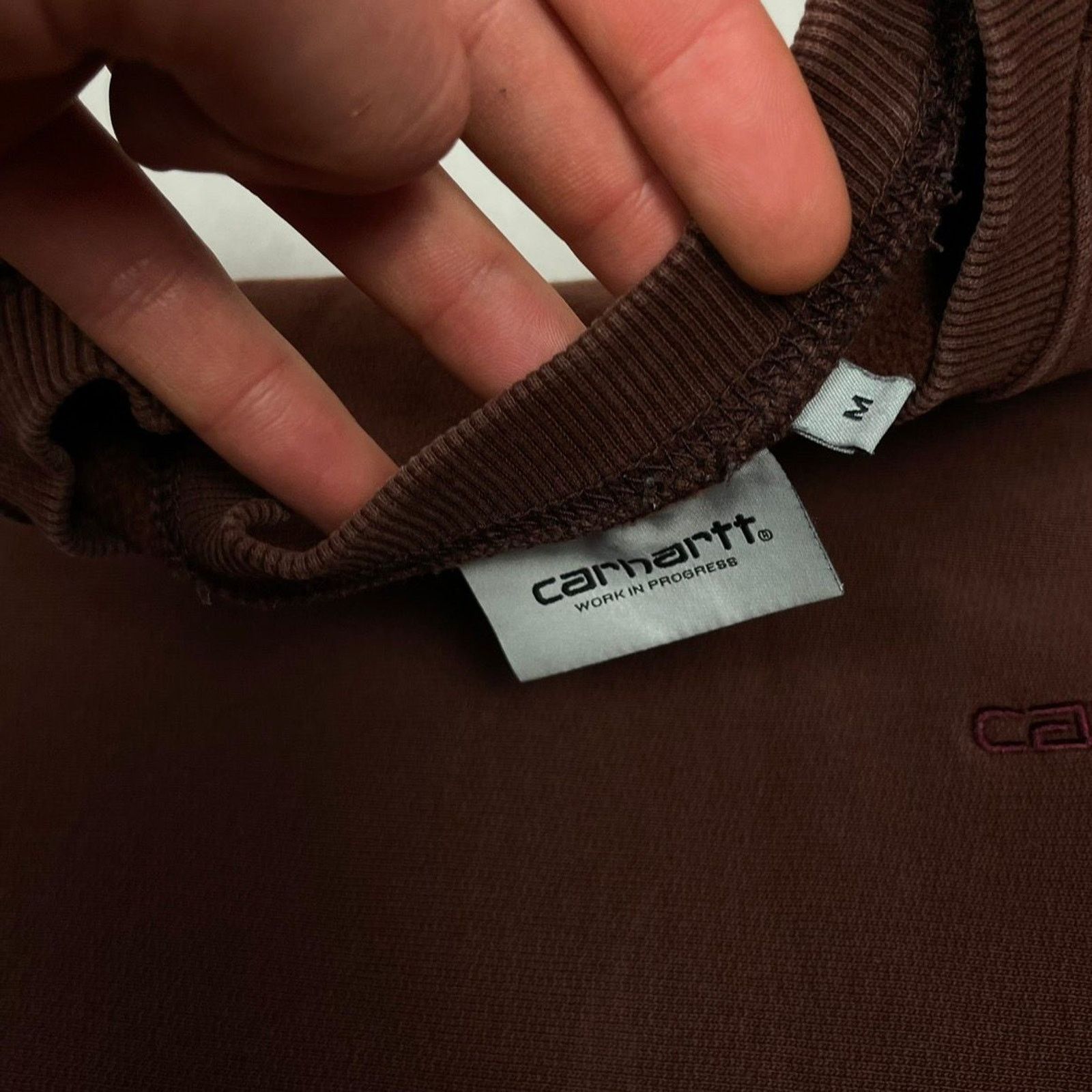 Carhartt Carhartt WIP Men's Brown Cotton American Script Sweatshirt M Size US M / EU 48-50 / 2 - 10 Thumbnail