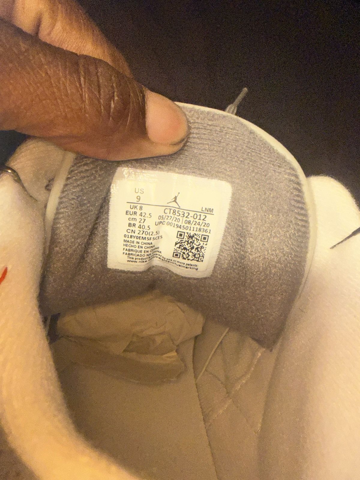 Jordan Brand Jordan 3 grey spiked biggie vs Tupac’s Size US 9 rare seepic Size US 9 / EU 42 - 6 Thumbnail