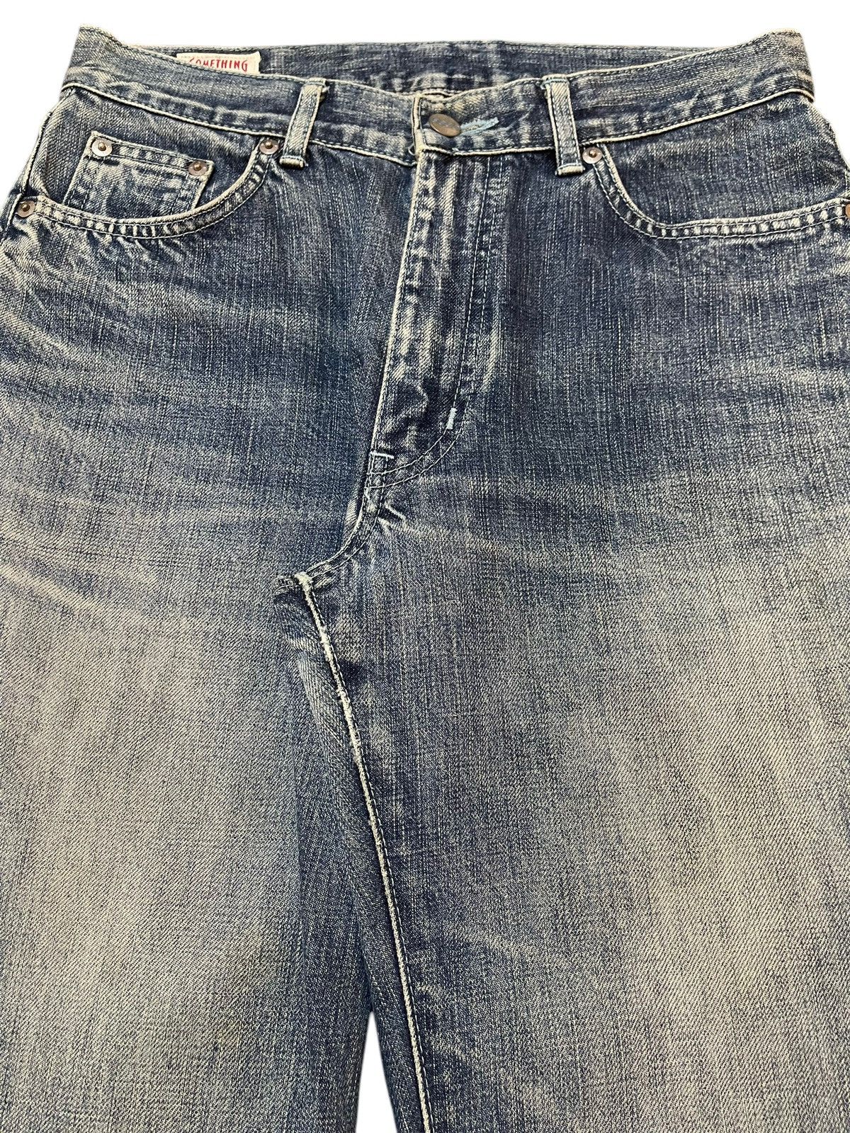 If Six Was Nine Vintage Japanese Brand Blue Faded Wash Style Flare Jeans Size US 29 - 4 Thumbnail