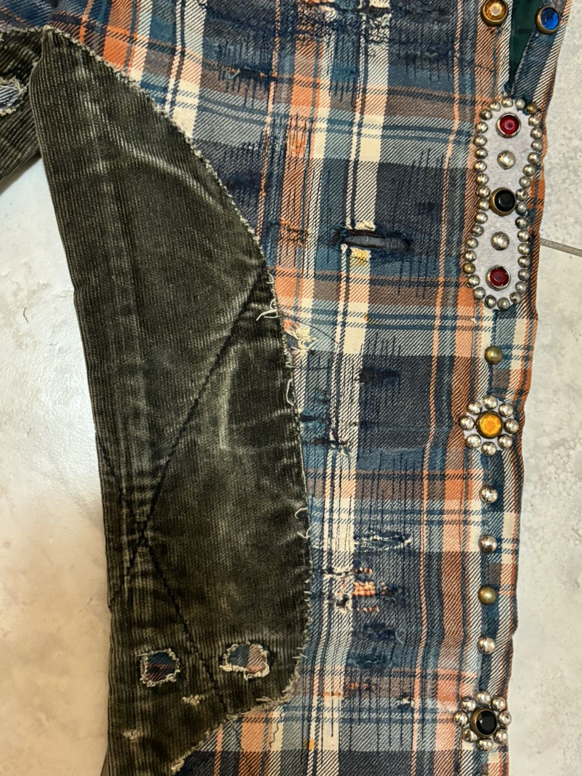 Kapital Rare FW14 1st release Kapital Kountry gemstone studded pants Size US 30 / EU 46 - 16 Thumbnail
