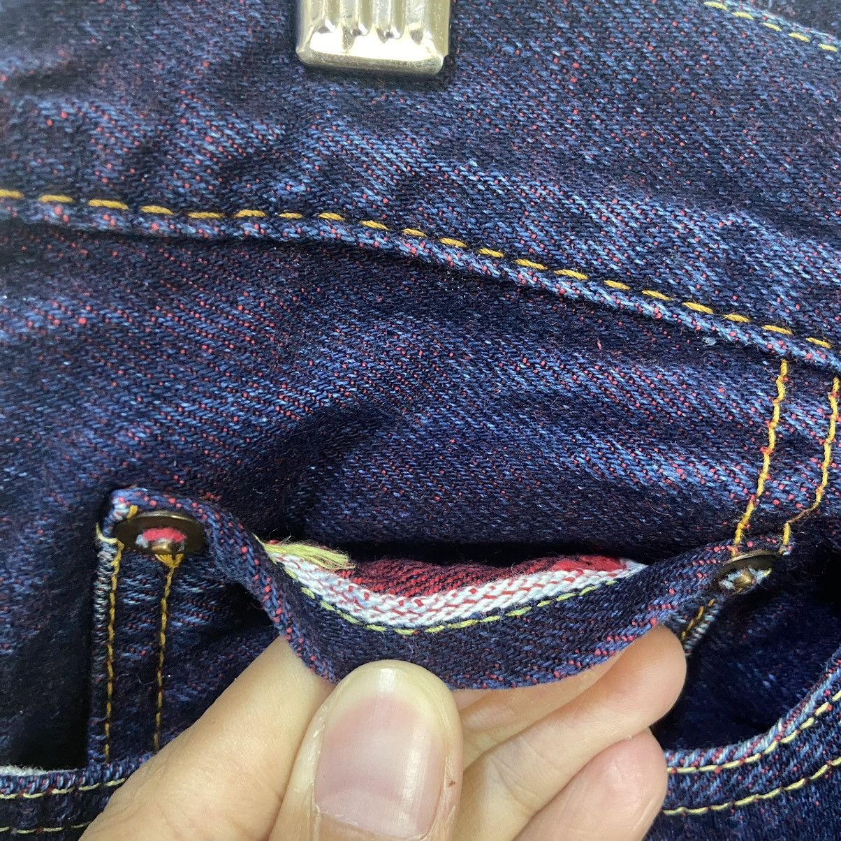 Japanese Brand Kurashiki Tenryo Denim Color Revolution Selvedge Denim Jeans Size US 33 - 16 Thumbnail