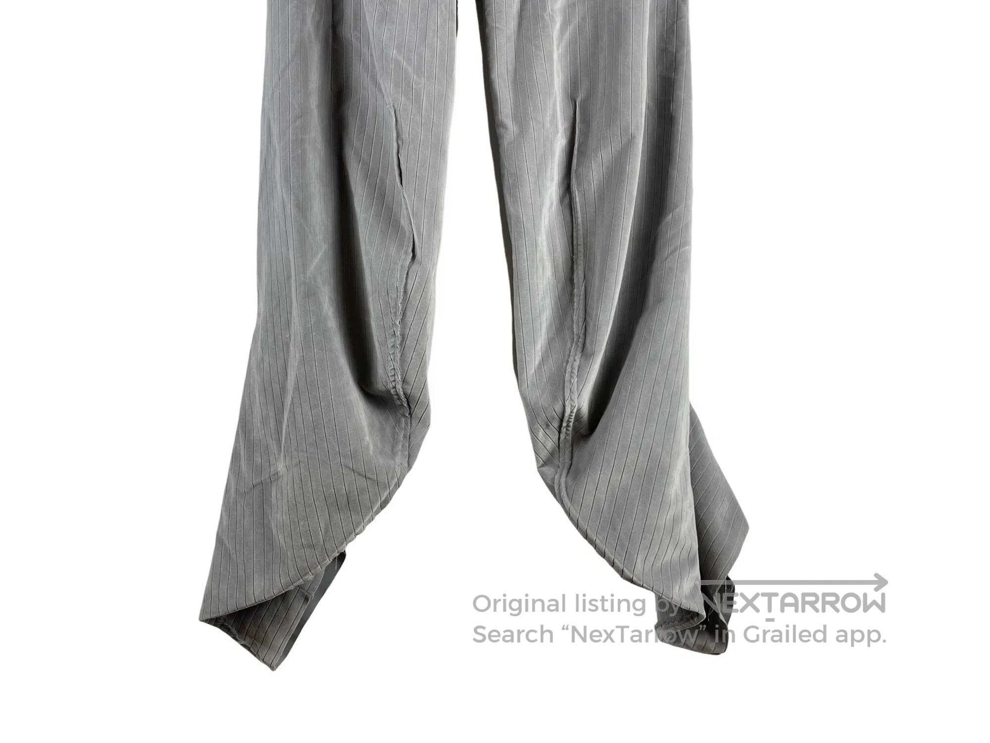 Beauty Beast Beams size S Striped Scimitar Distressed Wide Leg Pants Size US 27 - 4 Thumbnail