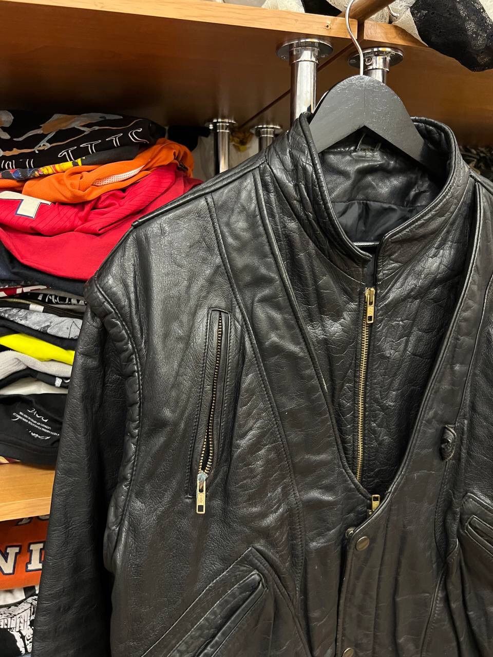 Vintage Vintage Leather Abstract Design Archive Jacket Size US M / EU 48-50 / 2 - 2 Thumbnail