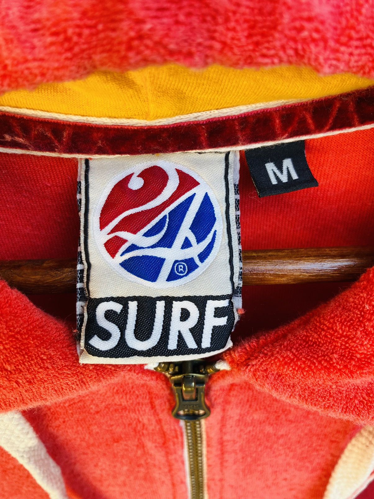 Sun Surf Vintage 24Karats Surf Fleece Hoodie Fullzip Big Logo Size M Size US M / EU 48-50 / 2 - 8 Thumbnail