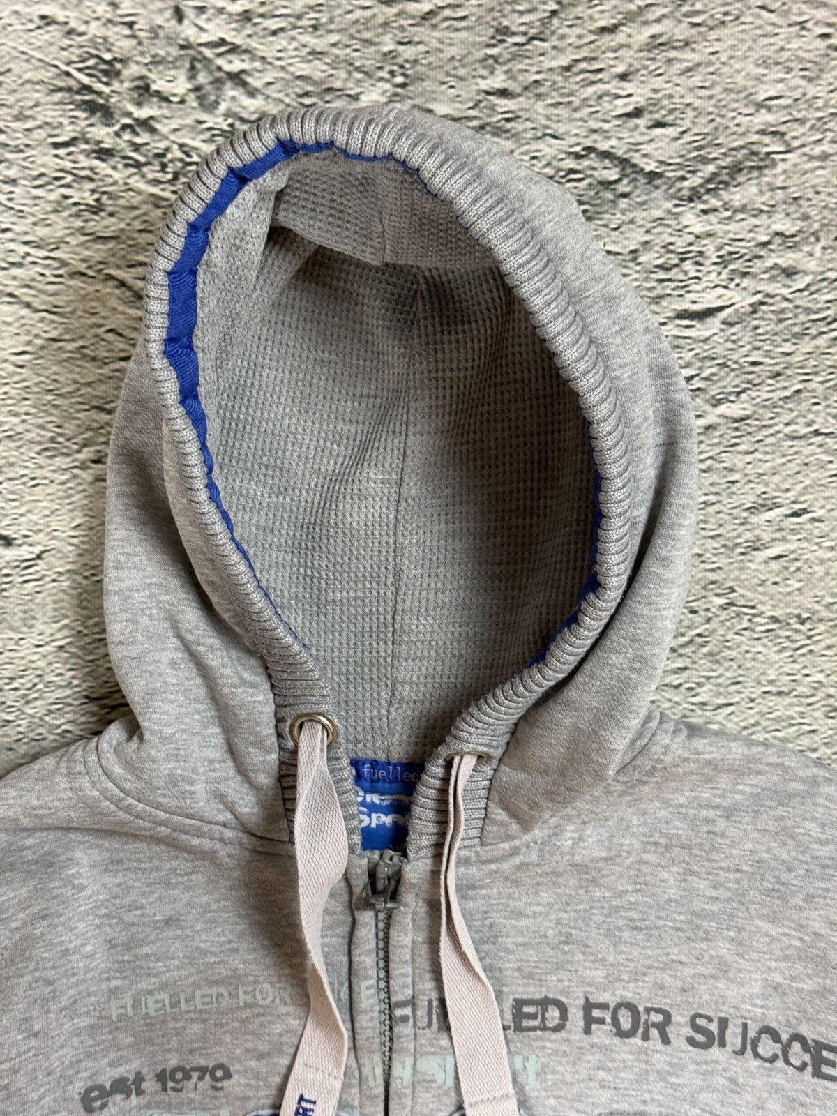 Diesel Diesel vintage zip hoodie grey blue Y2K Size US L / EU 52-54 / 3 - 3 Thumbnail