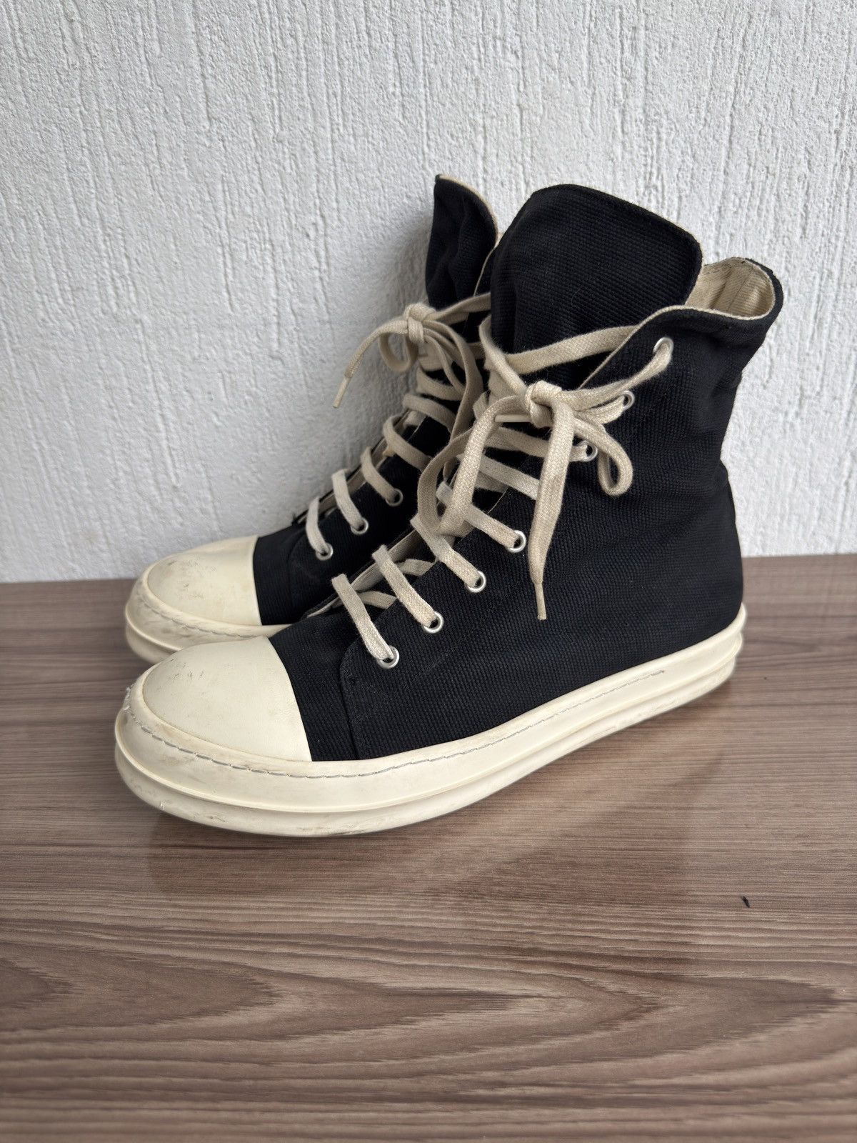 Rick Owens Drkshdw Canvas drkshdw Ramones Size US 10.5 / EU 43-44 - 1 Thumbnail