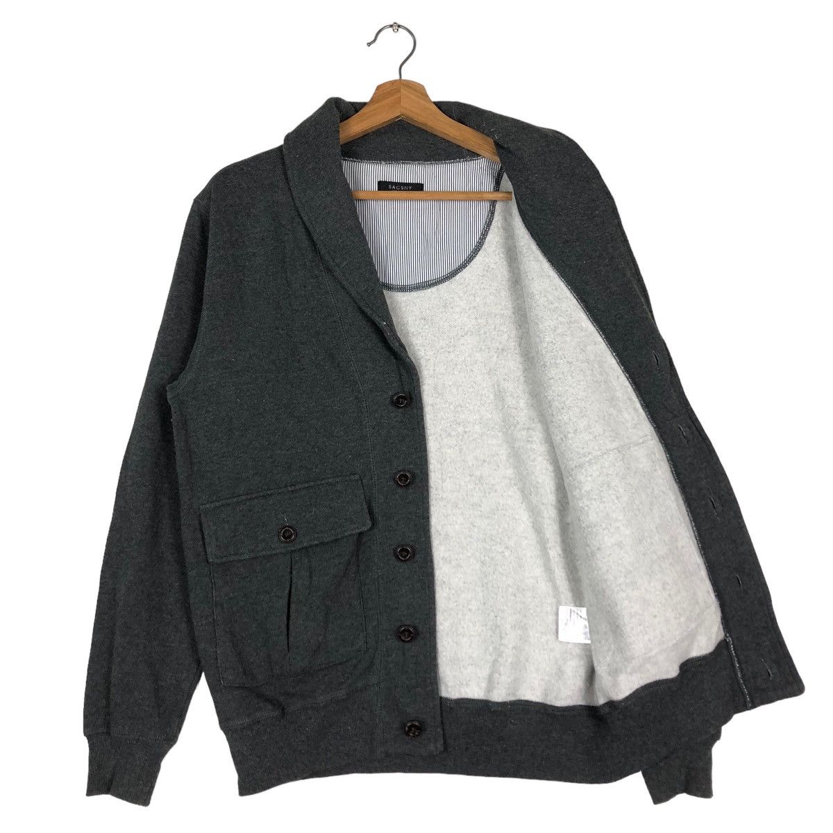 Yohji Yamamoto 🔥Vintage Cardigan Jacket Bomber Design Sacsny Y’S Accs Size US M / EU 48-50 / 2 - 11 Thumbnail