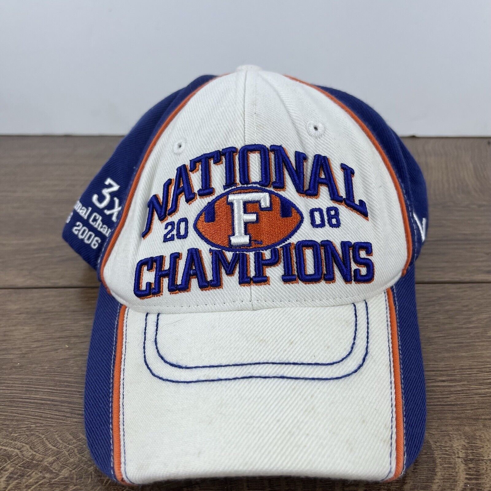 Other Florida Gators Hat 2008 National Champion Adjustable Hat Whi Size ONE SIZE - 5 Thumbnail