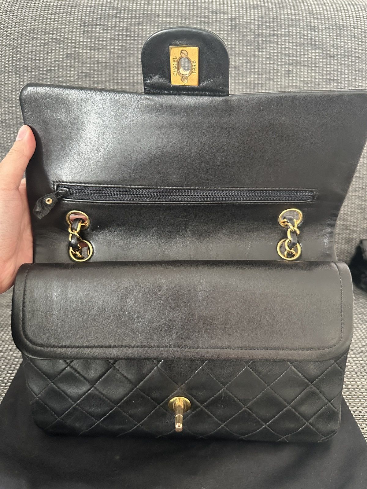 Chanel Vintage Classic Double flap medium Size ONE SIZE - 8 Thumbnail